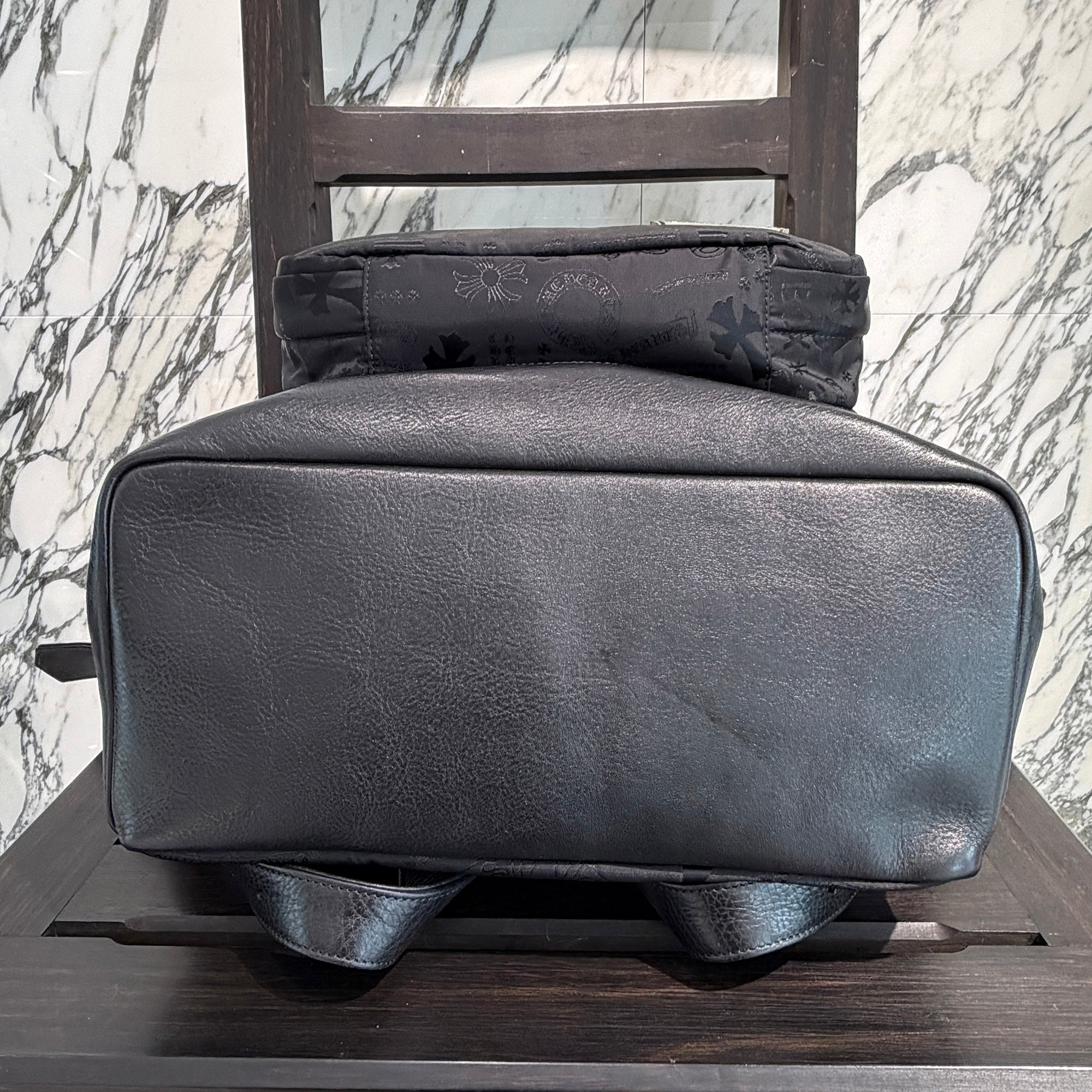 CHROME HEARTS 7th Grade Nylon Multi Logo Stencil Backpack クロム