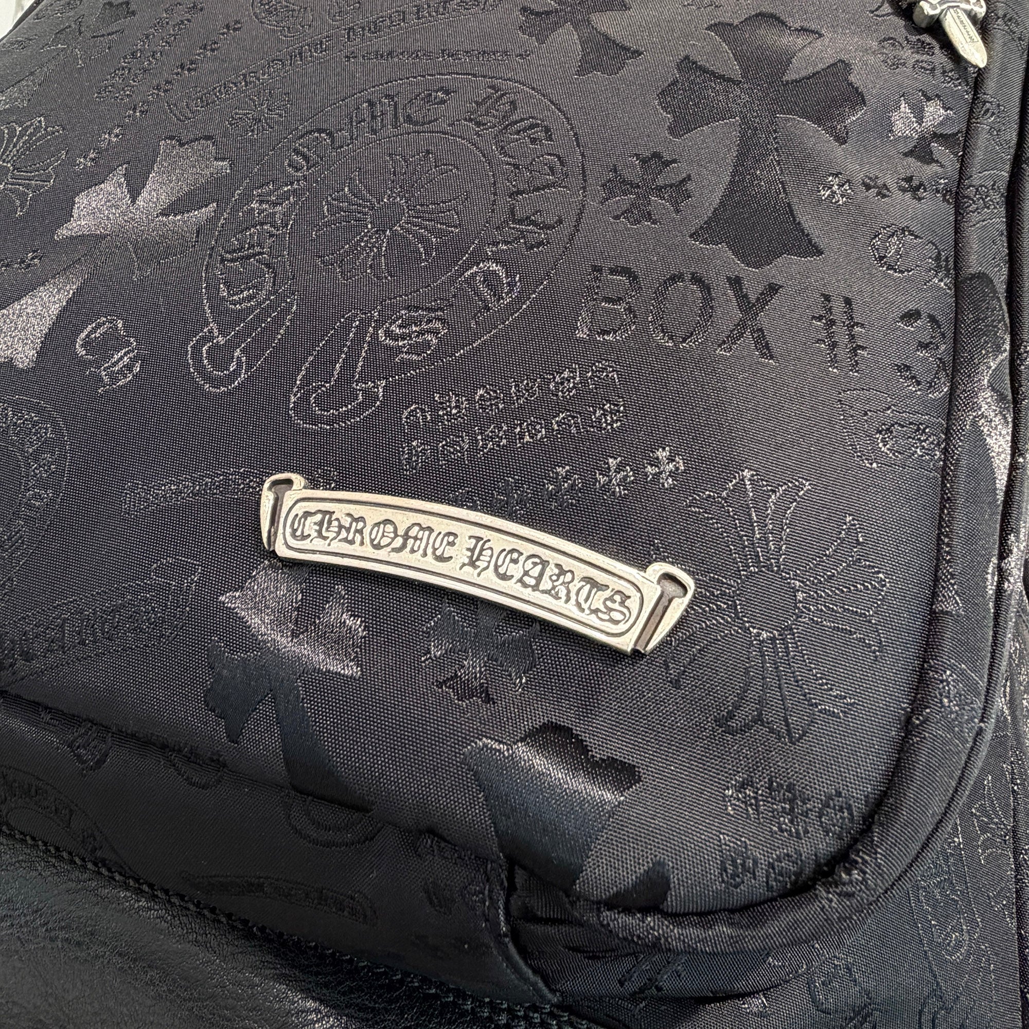 CHROME HEARTS 7th Grade Nylon Multi Logo Stencil Backpack クロムハーツ セブンスグレード ナイロン マルチ ロゴ ステンシル バックパック