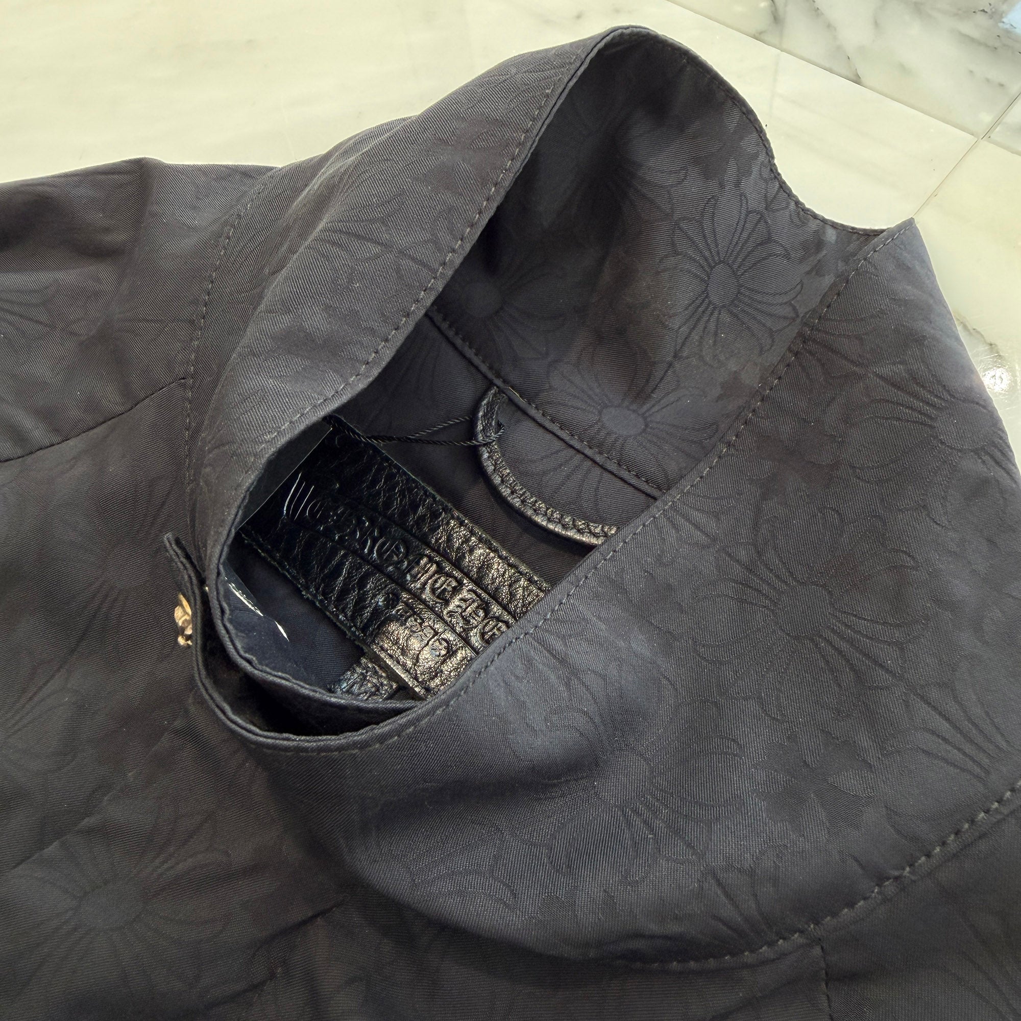 CHROME HEARTS Y NOT U Match Point Back USA Arch Logo Nylon Jacket Size M クロムハーツ ワイノット Uマッチポイント バックUSAアーチロゴ ナイロンジャケット サイズM