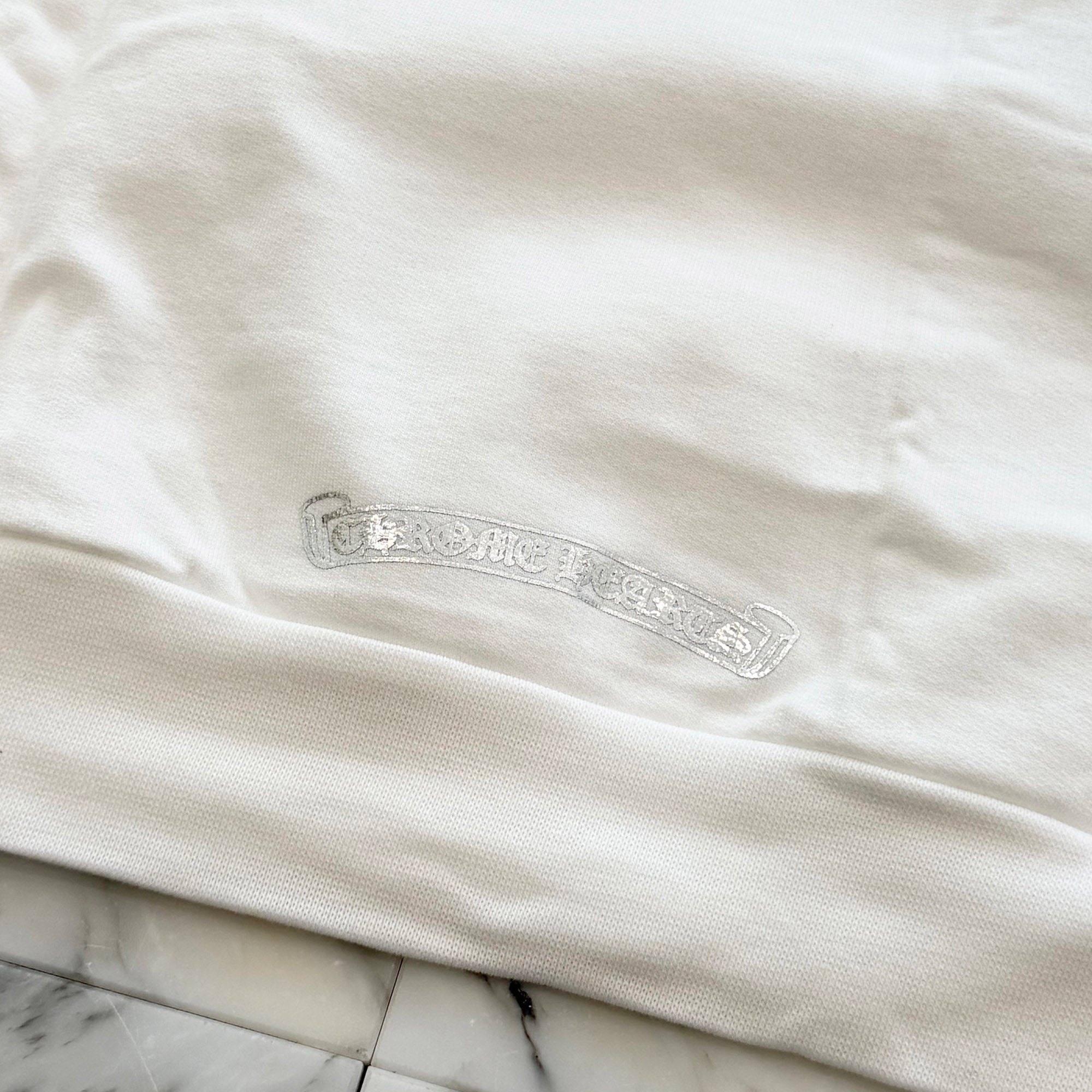 CHROME HEARTS ONLINE Limited Vertical Logo Pullover Hoodie Size XL クロムハーツ オンライン限定 バーティカルロゴ プルオーバーフーディー サイズXL