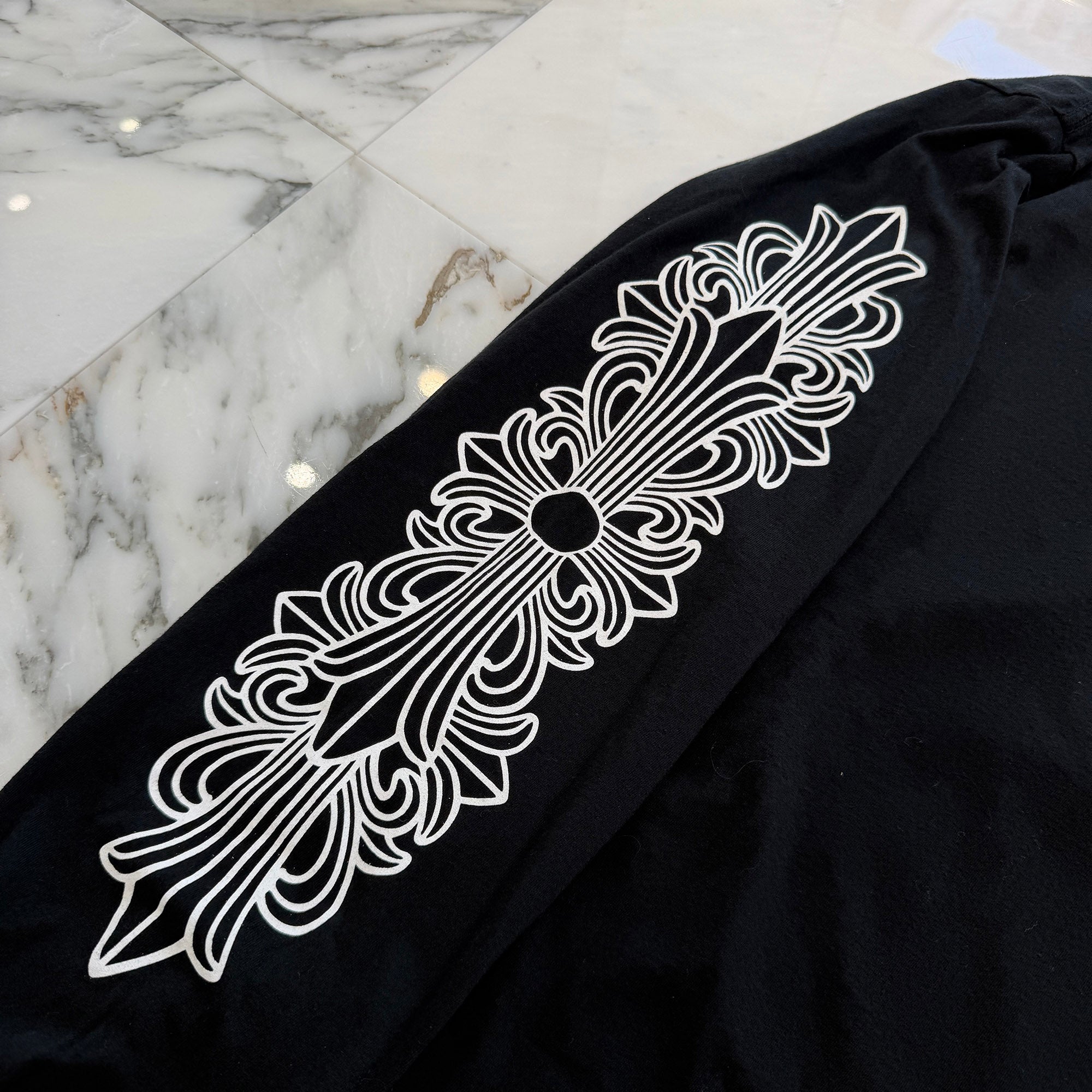 CHROME HEARTS Dagger Eye Chart Long Sleeve Tee Size L クロムハーツ ダガー アイチャート ロングスリーブ Tシャツ サイズL