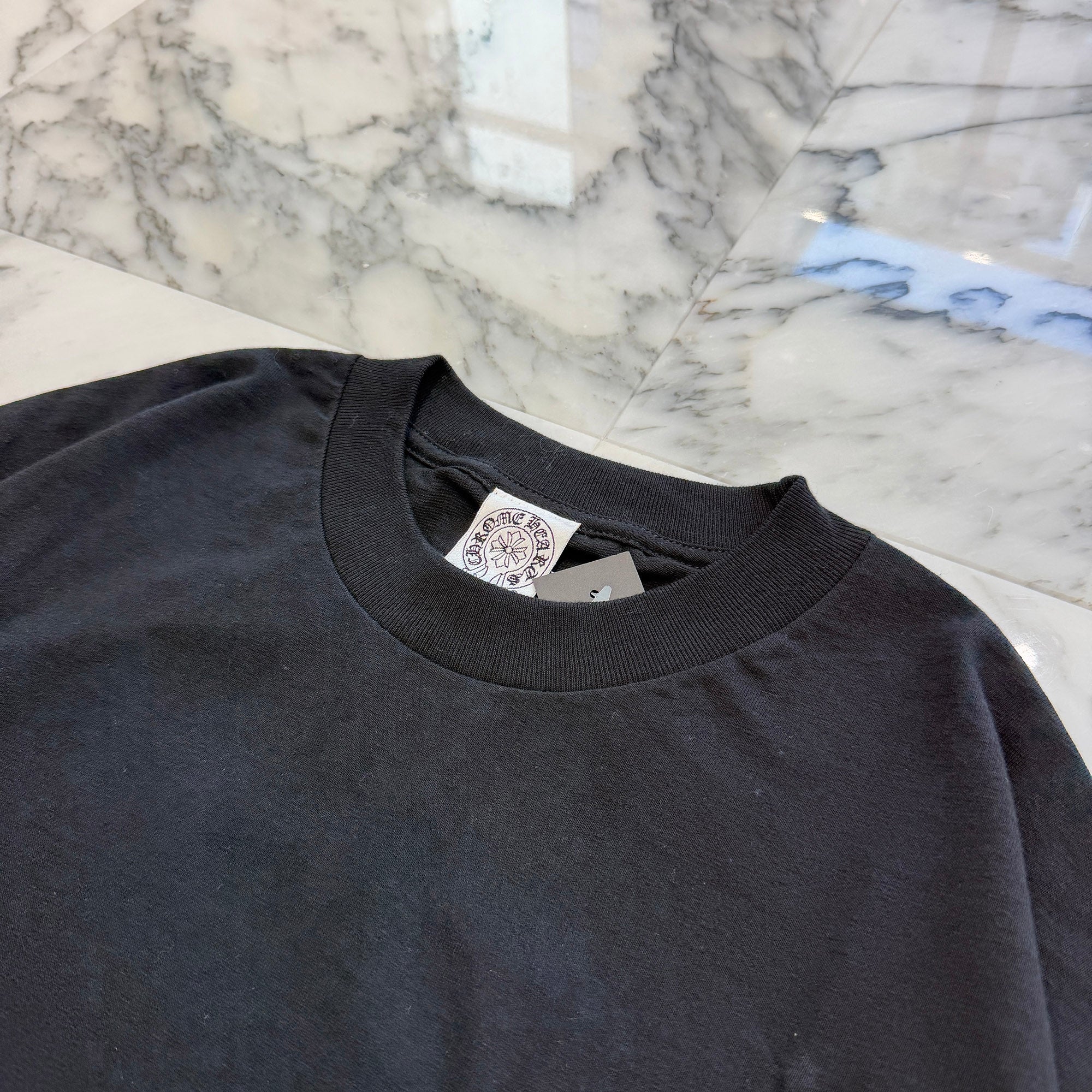CHROME HEARTS Horseshoe Back Cemetery Cross Print Tee Size M クロムハーツ ホースシュー バックセメタリークロスプリント Tシャツ サイズM