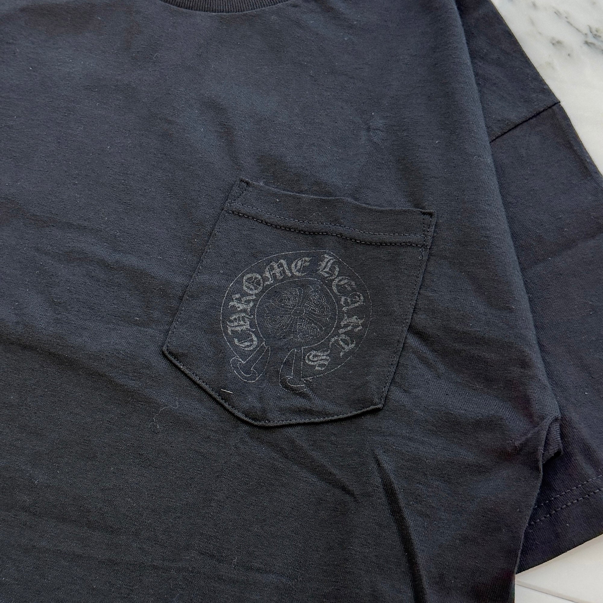 CHROME HEARTS Horseshoe Back Cemetery Cross Print Tee Size M クロムハーツ ホースシュー バックセメタリークロスプリント Tシャツ サイズM