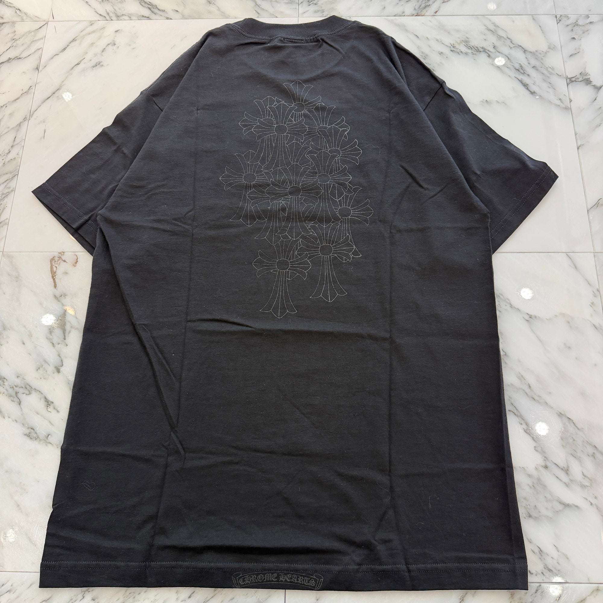 CHROME HEARTS Horseshoe Back Cemetery Cross Print Tee Size M クロムハーツ ホースシュー バックセメタリークロスプリント Tシャツ サイズM