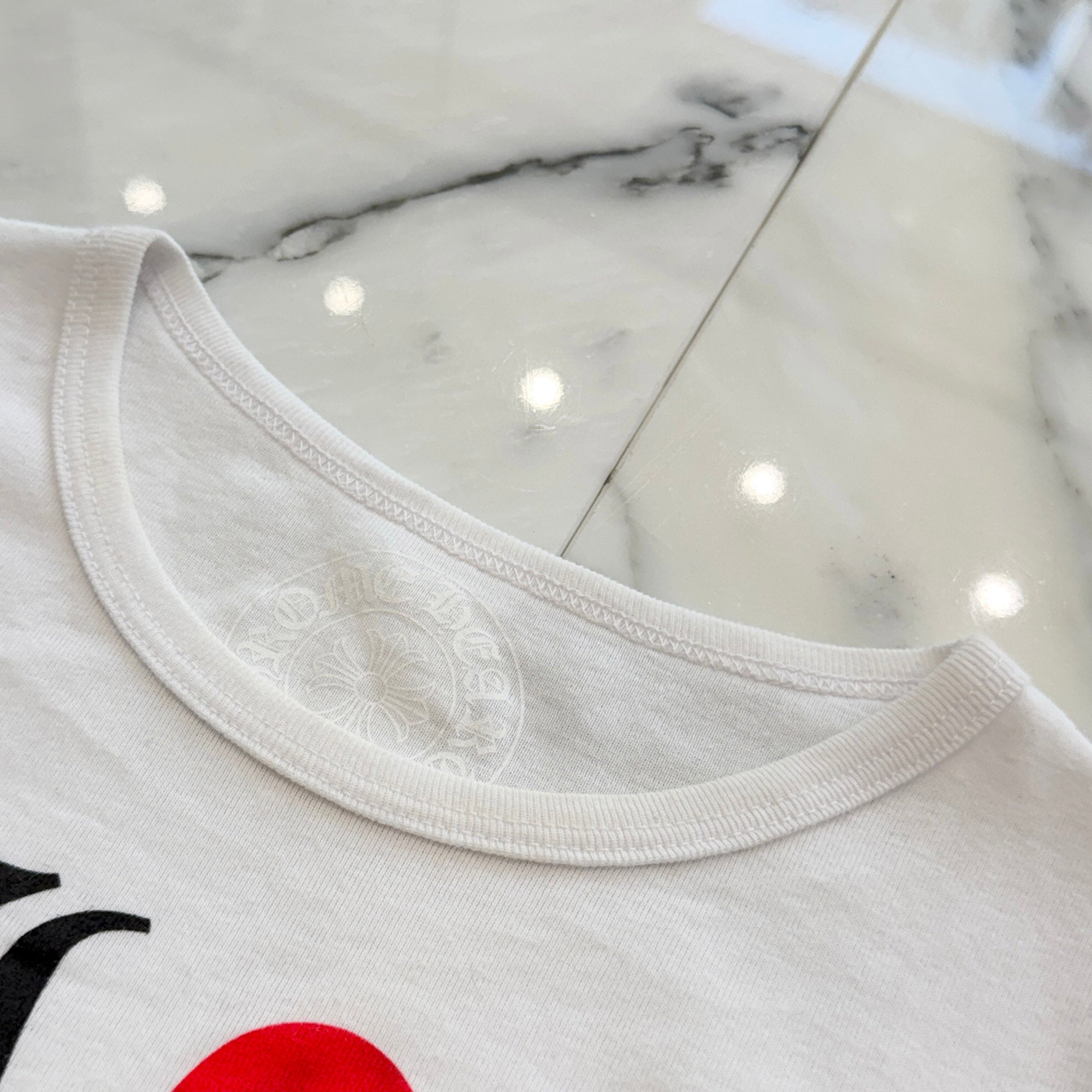 CHROME HEARTS "I Love NY" Cropped Tee Size ONE SIZE (68-112) クロムハーツ "アイ・ラブ・ニューヨーク" クロップドTシャツ サイズONE SIZE (68-112)