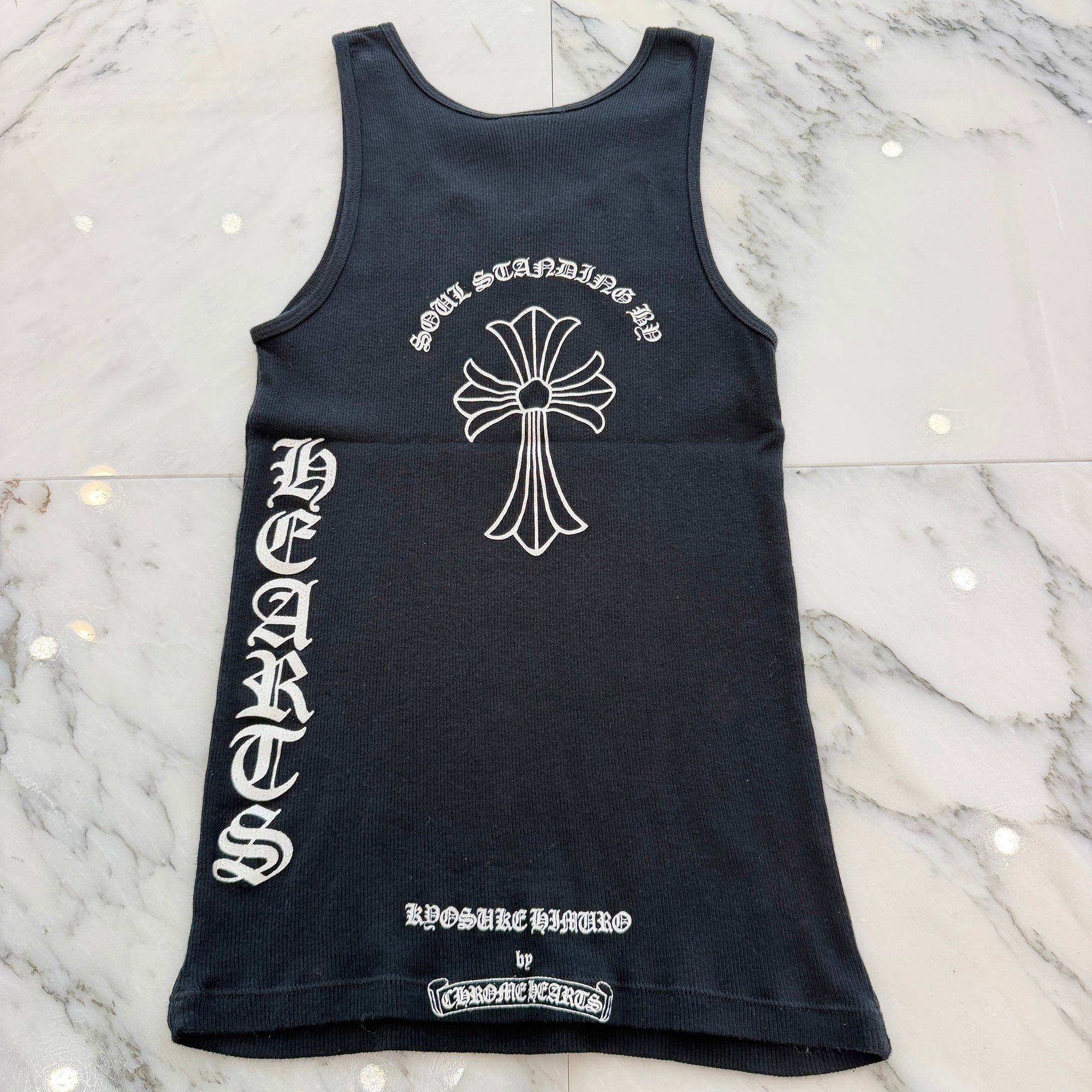CHROME HEARTS× KYOSUKE HIMURO "Soul Standing By" 2004 TOUR Tank Top Size M クロムハーツ × 氷室京介 "ソウル・スタンディング・バイ" 2004 ツアー タンクトップ サイズM