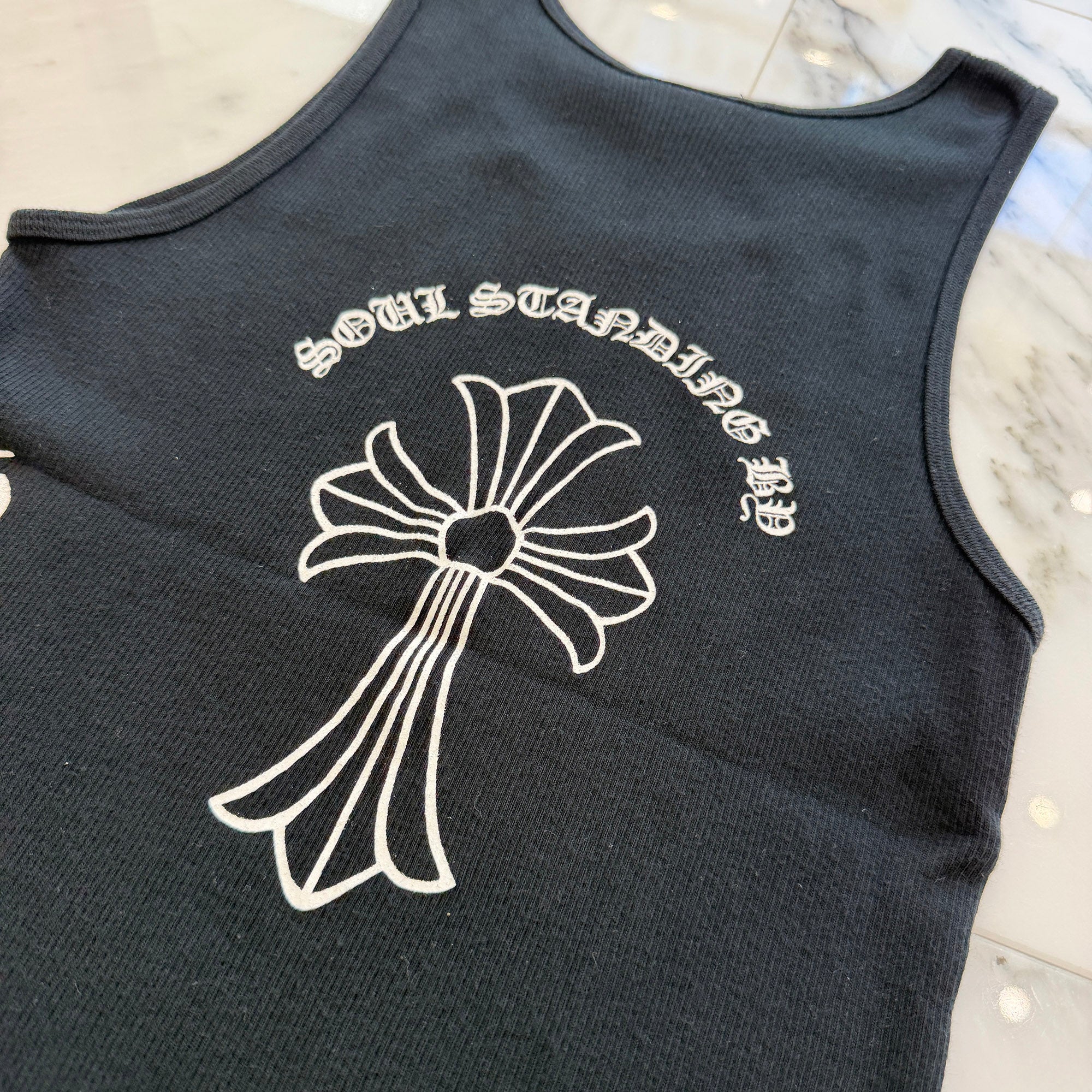 CHROME HEARTS× KYOSUKE HIMURO "Soul Standing By" 2004 TOUR Tank Top Size M クロムハーツ × 氷室京介 "ソウル・スタンディング・バイ" 2004 ツアー タンクトップ サイズM