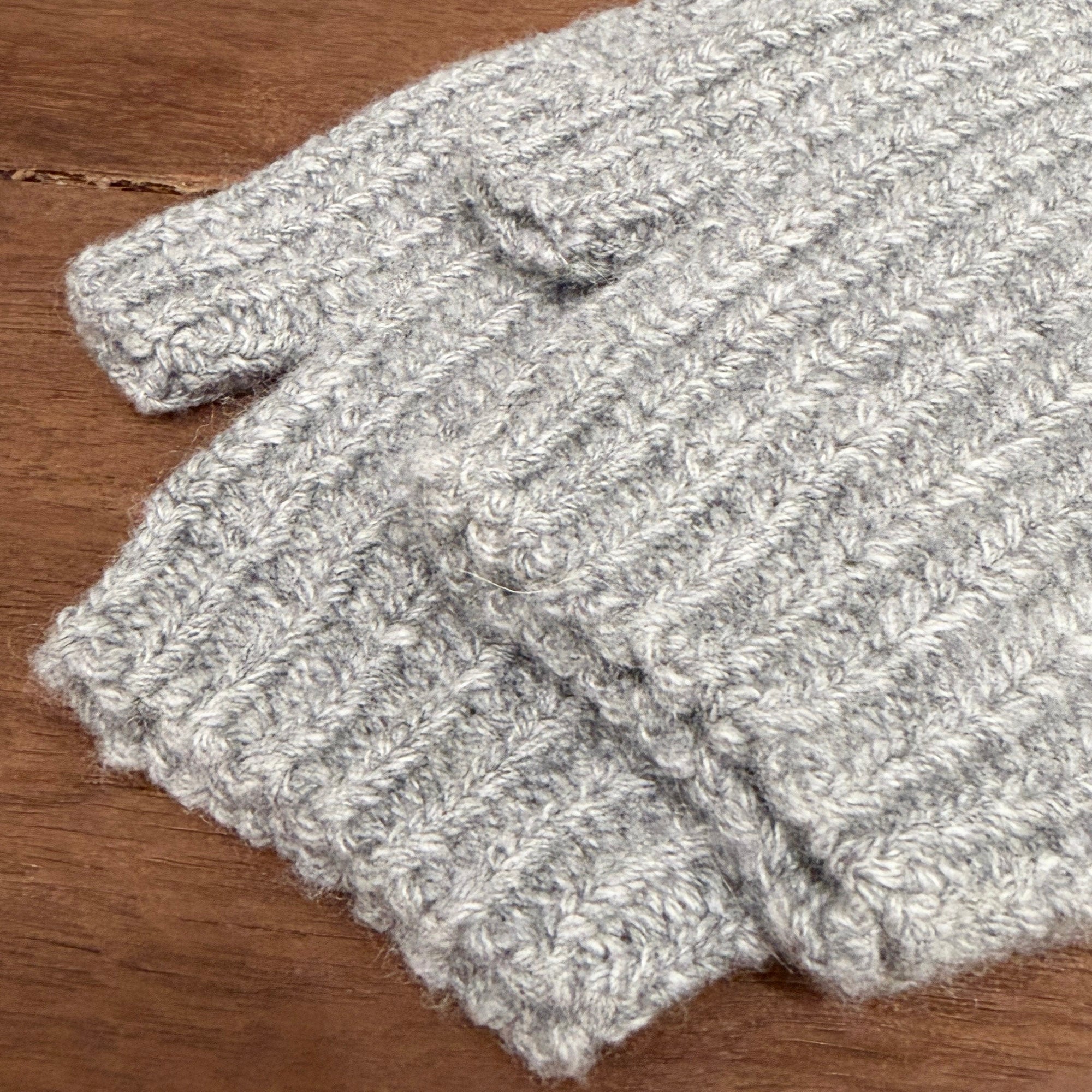 MIU MIU 2024AW Wool Cashmere Finger Less Knit Globe 5GG202 Size S