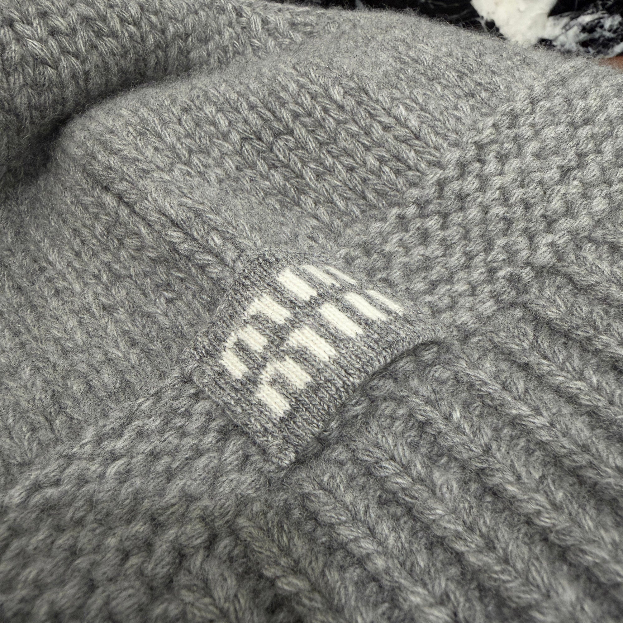 MIU MIU 2025AW Logo Embroidered Label Wool Beanie 5HC324 Size S ミュウミュウ ロゴ刺繡ラベルウールビーニー サイズS