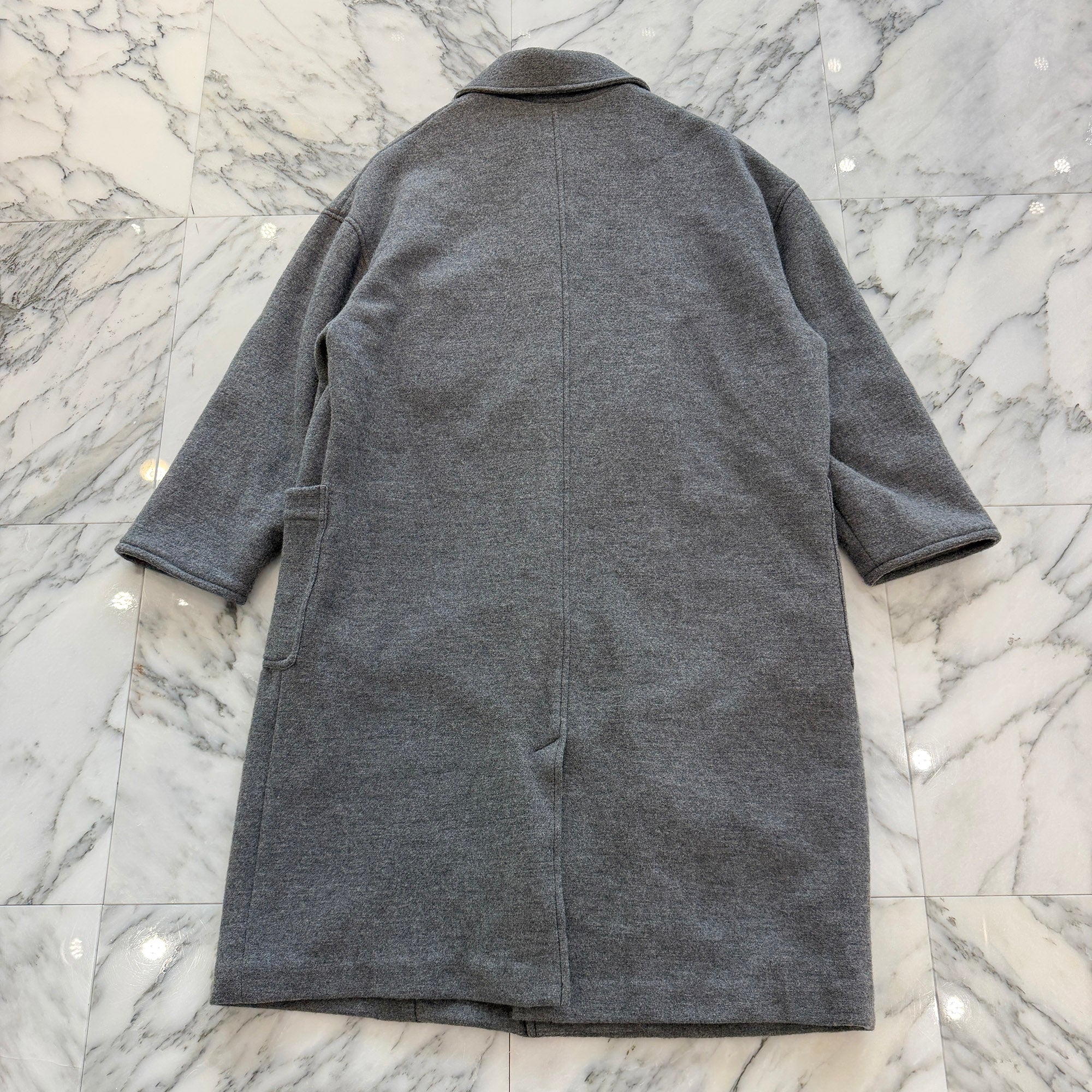 CHROME HEARTS DELANCEY Cross Ball Button Wool Coat Size M クロムハーツ デランシー クロスボールボタン ウールコート サイズM