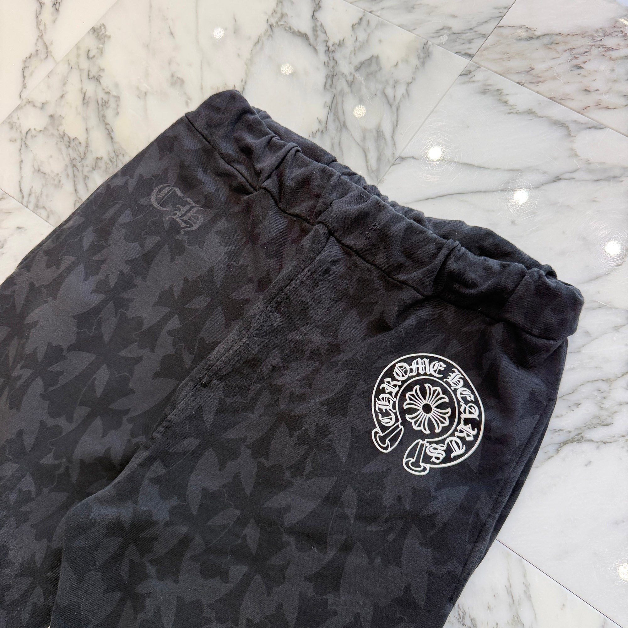 CHROME HEARTS 2024SS Graveyard Cemetery Cross Sweat Long Pants Size M クロムハーツ グレイブヤード セメタリークロス スウェットパンツ サイズM