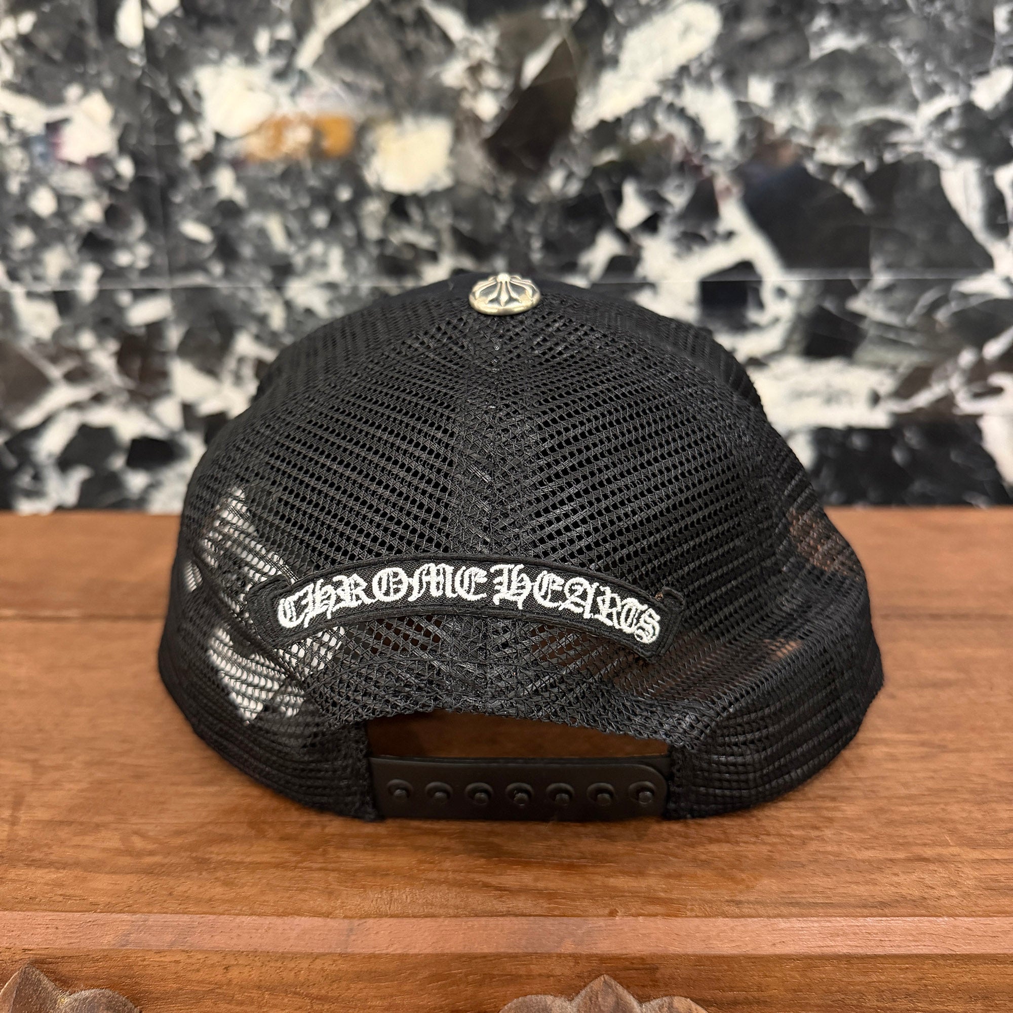 CHROME HEARTS Triple Cross Patch Trucker Cap Size ONE SIZE (51-61) クロムハーツ トリプルクロスパッチ トラッカーキャップ サイズONE SIZE (51-61)