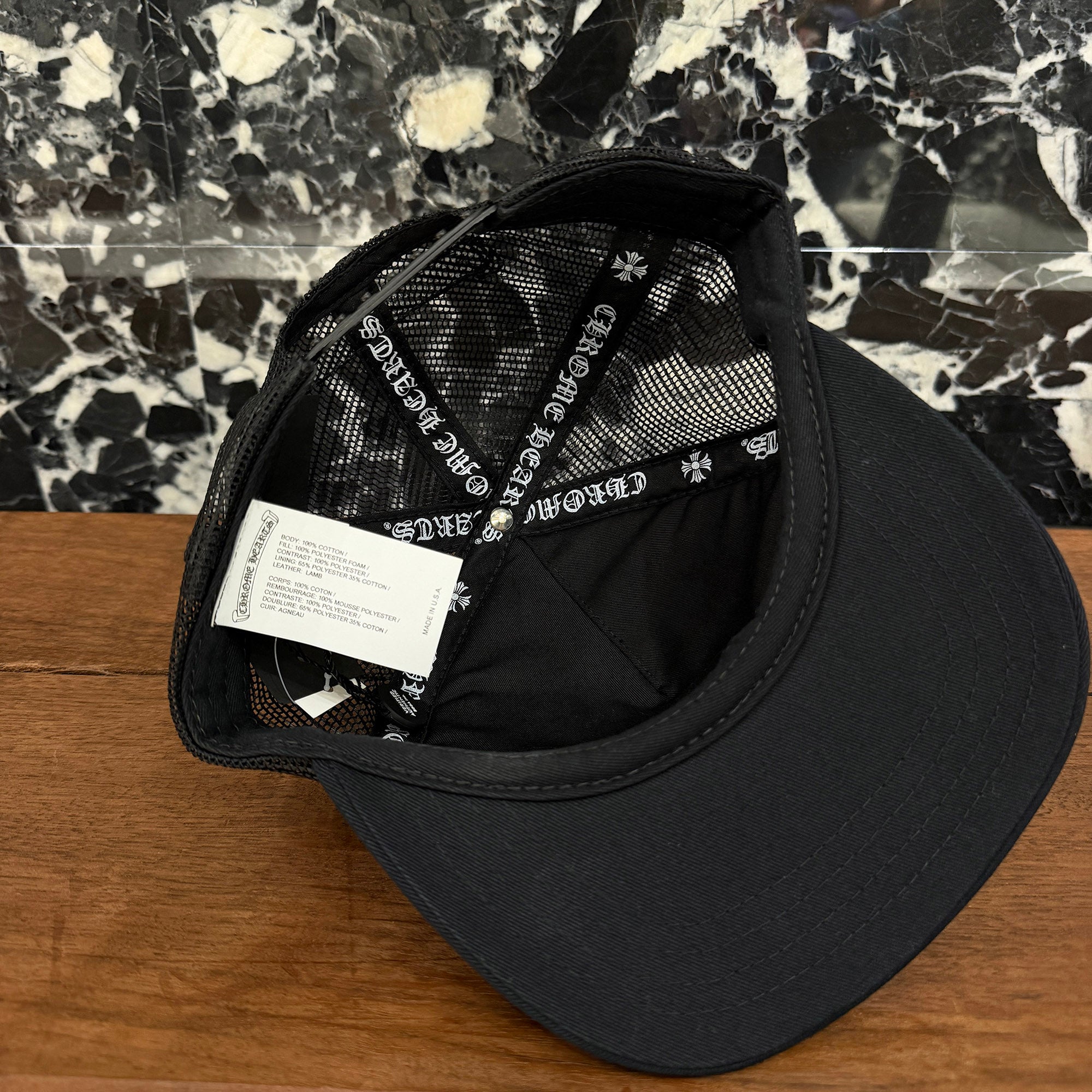 CHROME HEARTS Triple Cross Patch Trucker Cap Size ONE SIZE (51-61) クロムハーツ トリプルクロスパッチ トラッカーキャップ サイズONE SIZE (51-61)