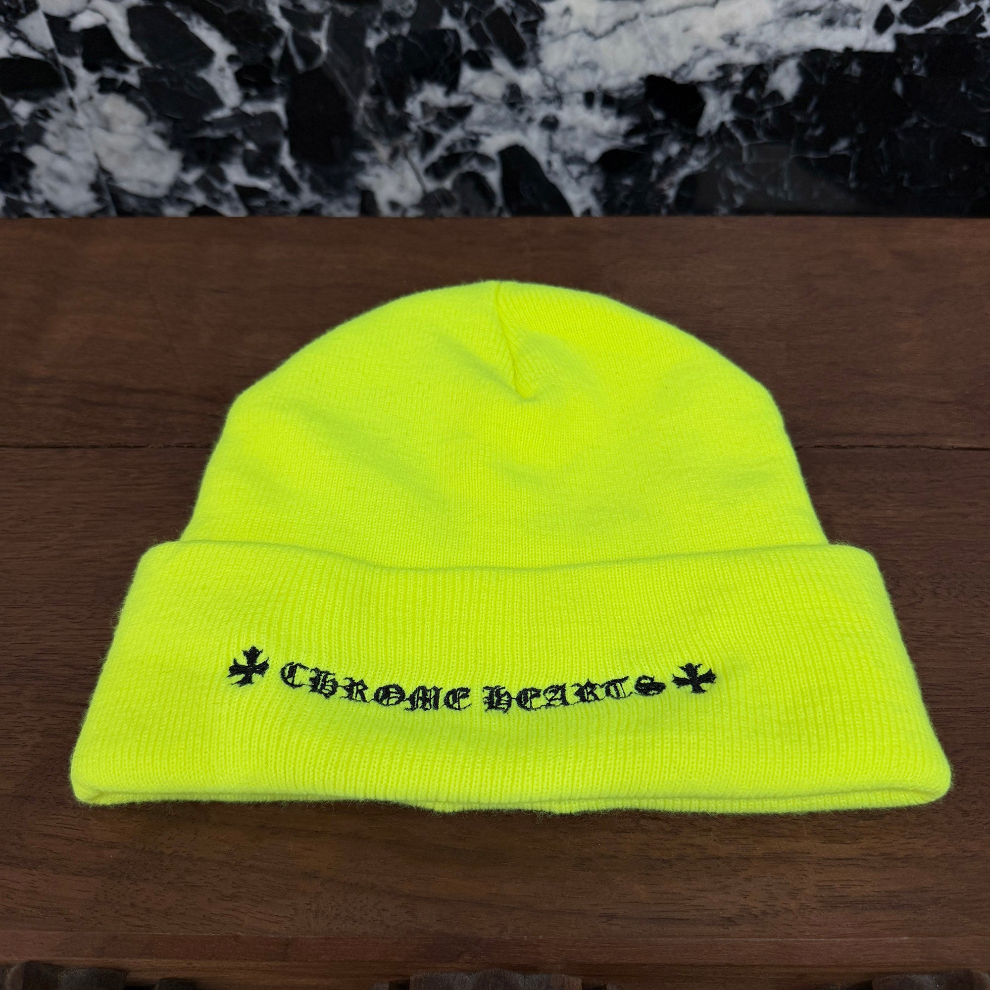 CHROME HEARTS Triple Cross Embroidery Beanie Size ONE SIZE (23cm
