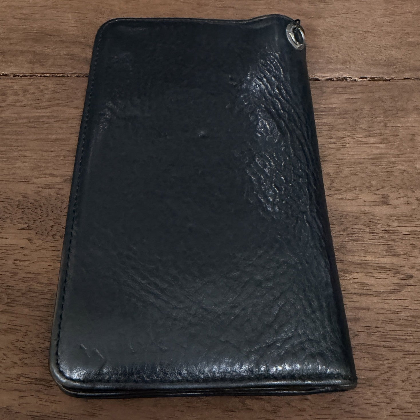 CHROME HEARTS 1 Zip Cross Ball Button Leather Wallet クロムハーツ