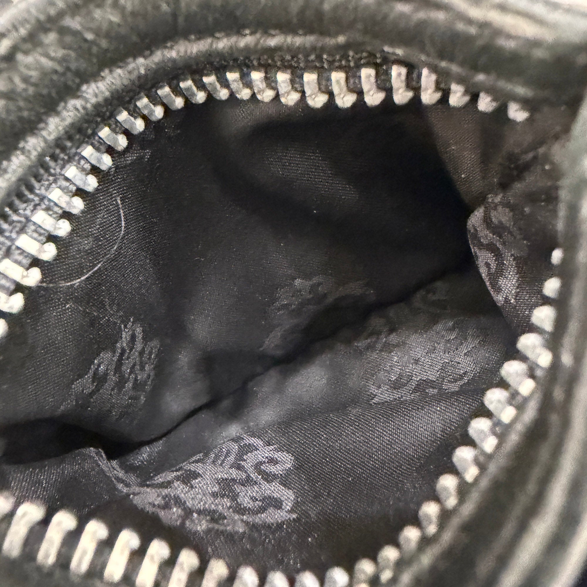 CHROME HEARTS Dagger Zip Leather Change Purse Coin Case クロムハーツ ダガージップ レザー チェンジパース コインケース