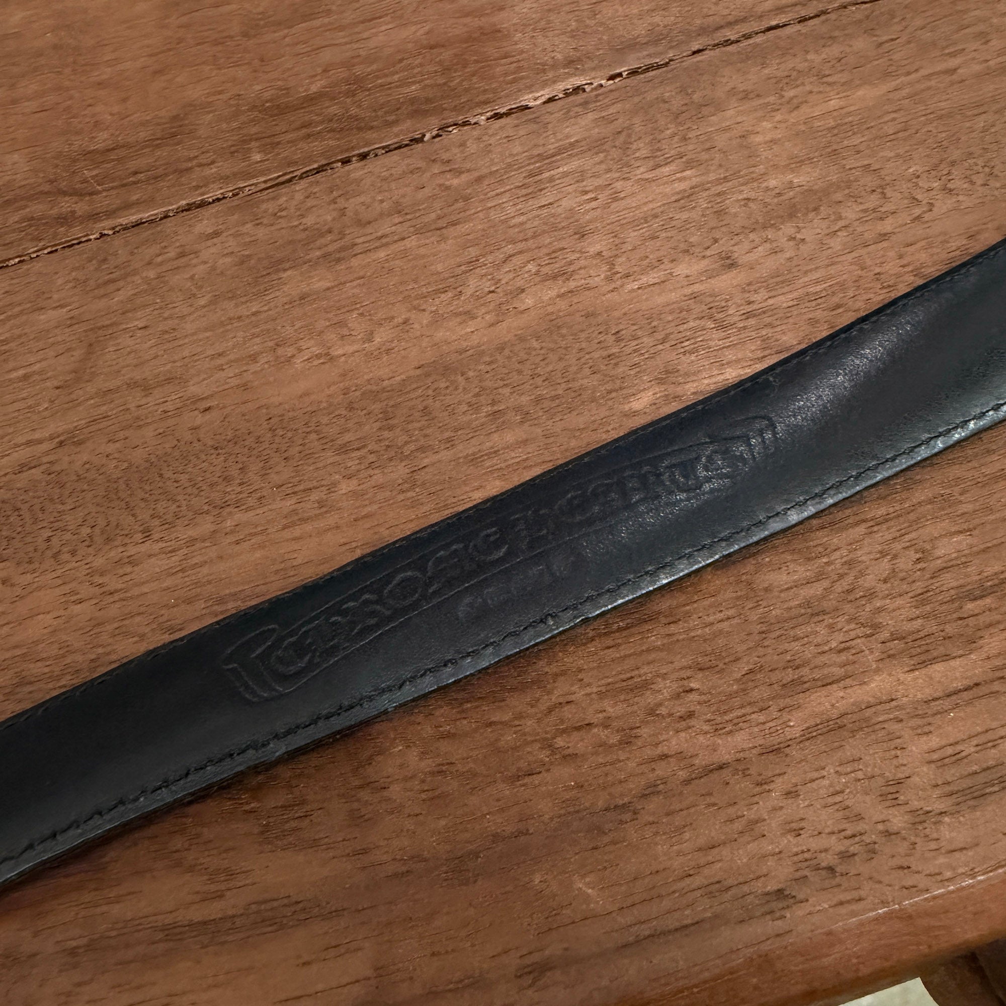 CHROME HEARTS 1.0 3PC Roller Leather Belt Size 34 inch クロムハーツ 1.0 3PC ローラー レザーベルト サイズ34インチ