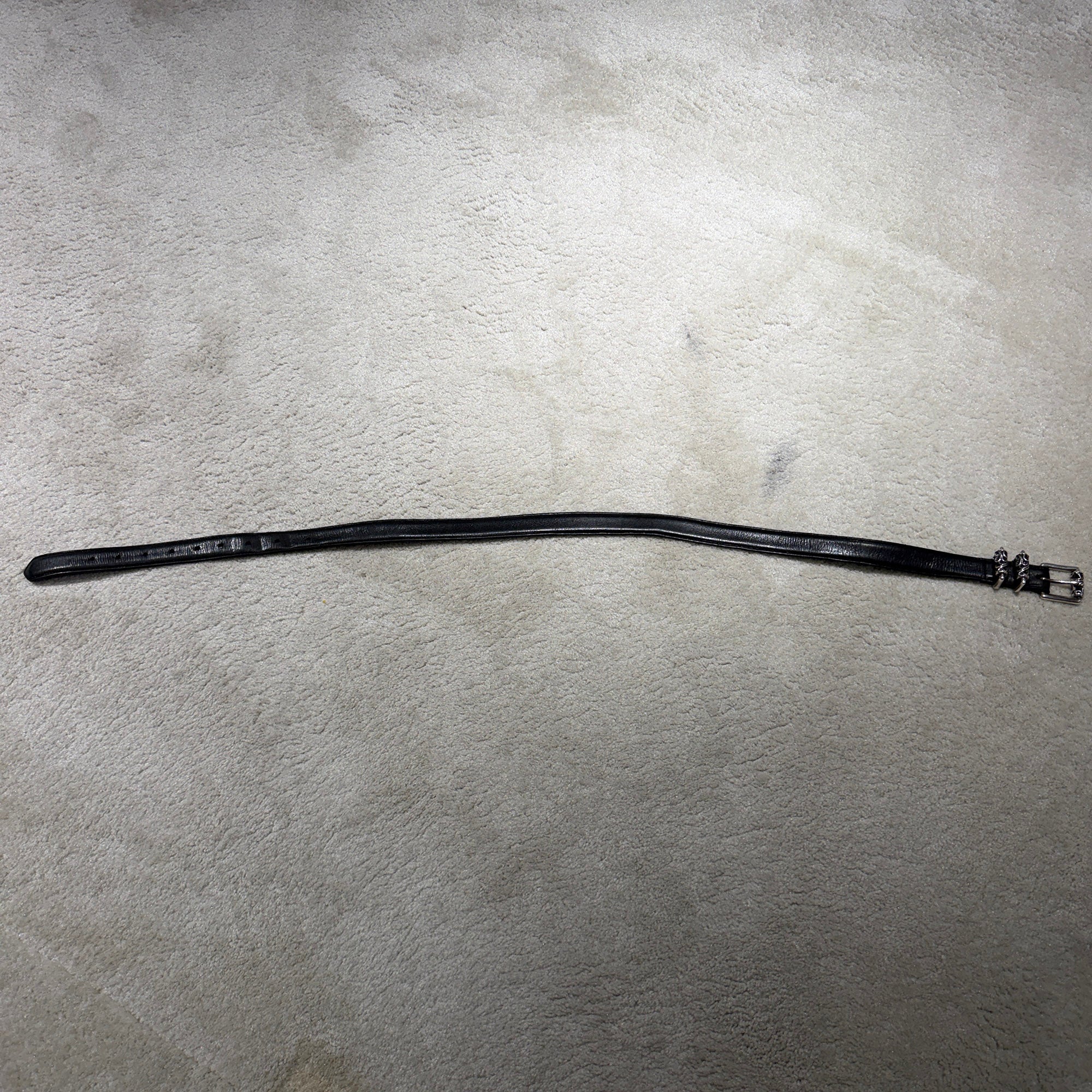 CHROME HEARTS 1.0 3PC Roller Leather Belt Size 34 inch クロムハーツ 1.0 3PC ローラー レザーベルト サイズ34インチ