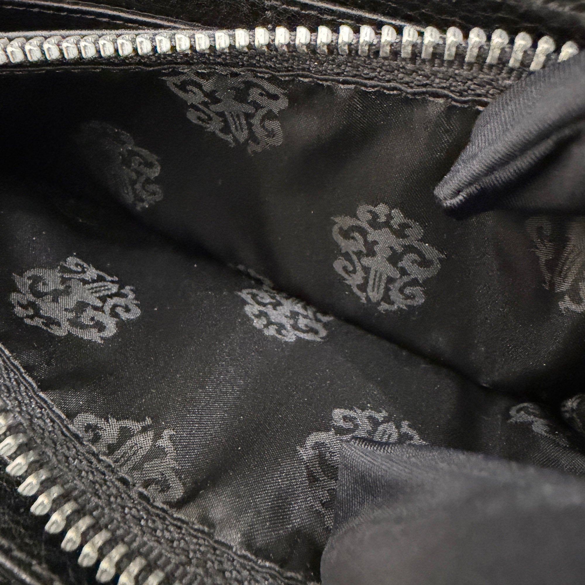 CHROME HEARTS 3 Cemetery Cross Leather Patch REC F ZIP Wallet クロムハーツ 3セメタリークロス レザーパッチ レック F ジップ ウォレット