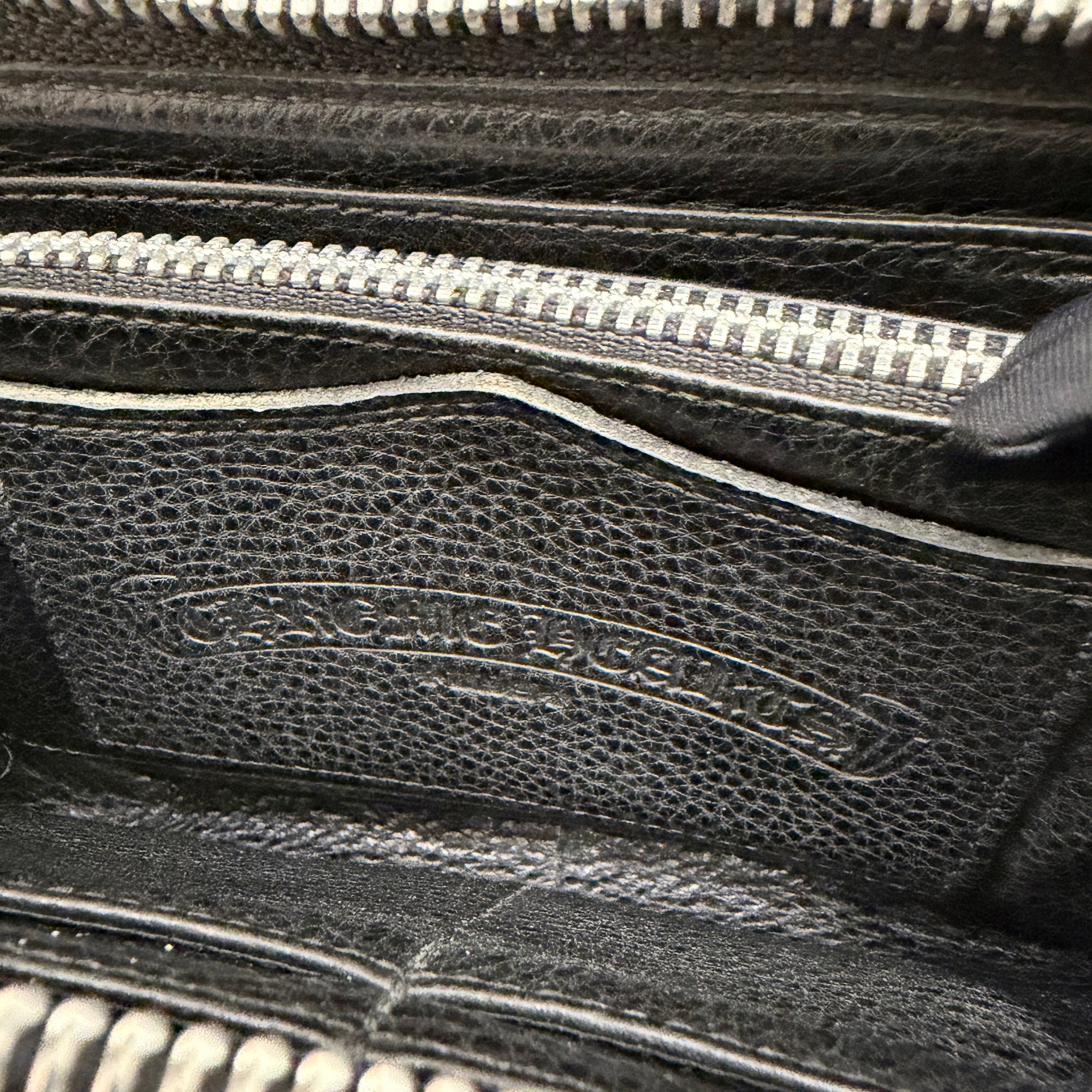 CHROME HEARTS 3 Cemetery Cross Leather Patch REC F ZIP Wallet クロムハーツ 3セメタリークロス レザーパッチ レック F ジップ ウォレット