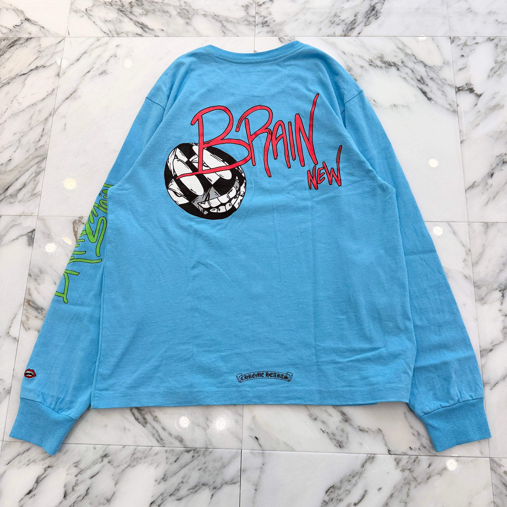 CHROME HEARTS × MATTY BOY 2024SS BRAIN NEW Long Sleeve Tee Size L クロムハーツ × マッティボーイ ブレインニューロングスリーブTシャツ サイズL