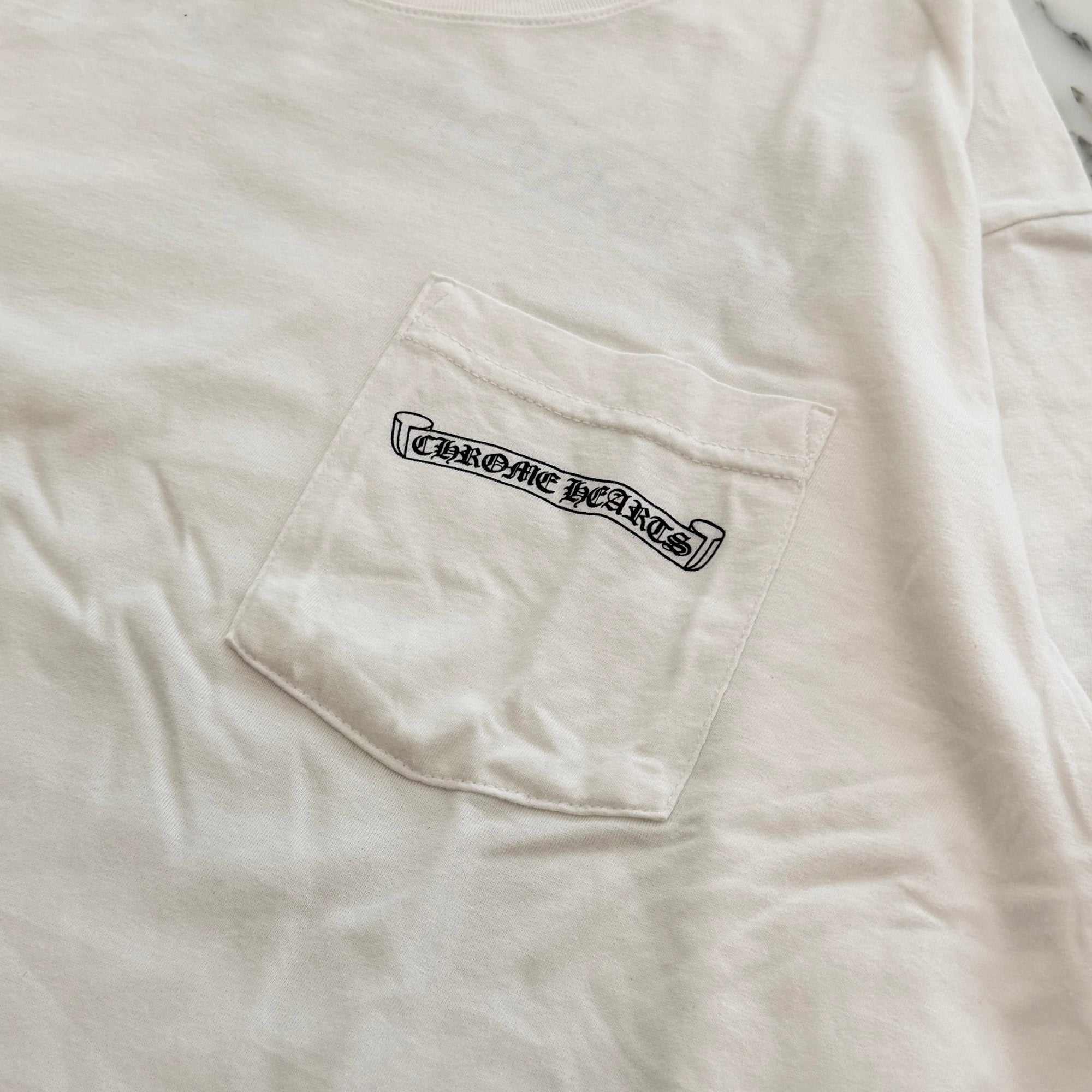 CHROME HEARTS Back Scroll Label Logo Long Sleeve Tee Size L クロムハーツ バックスクロールラベルロゴ ロングスリーブTシャツ サイズL