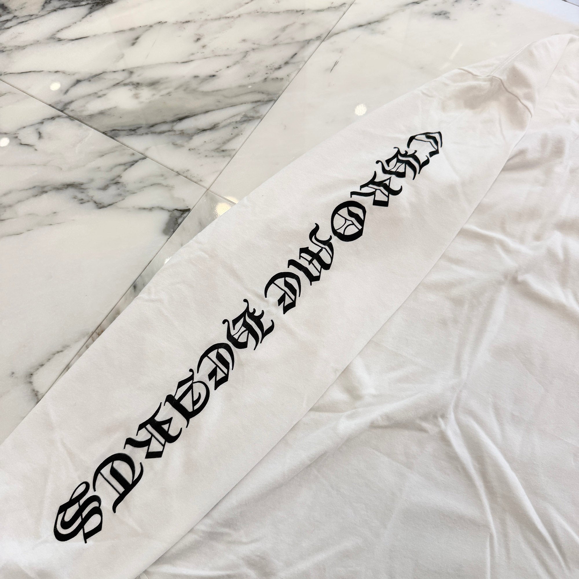CHROME HEARTS Back Scroll Label Logo Long Sleeve Tee Size L クロムハーツ バックスクロールラベルロゴ ロングスリーブTシャツ サイズL