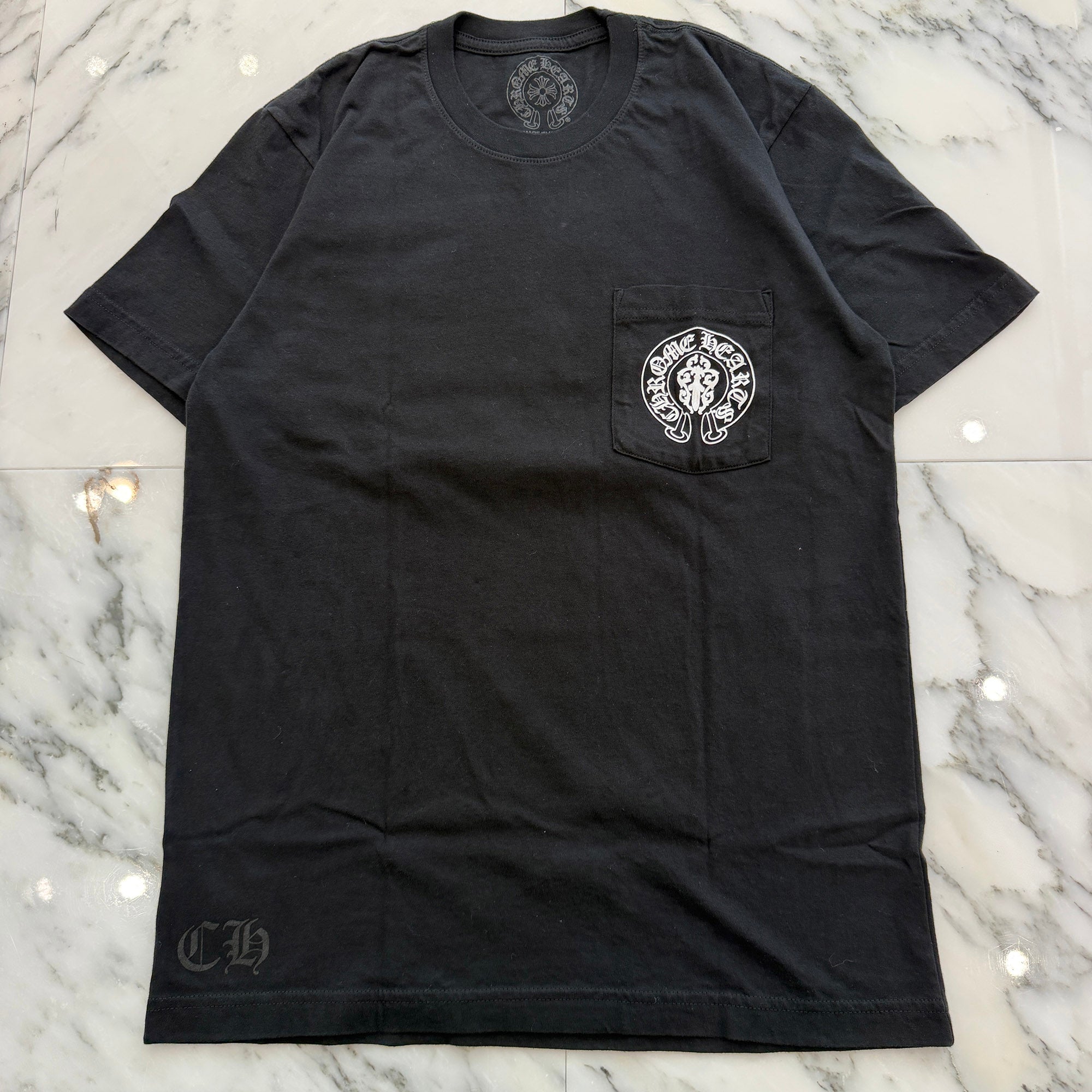 CHROME HEARTS American Flag Scroll Logo Tee Size M クロムハーツ アメリカ国旗 スクロールロゴ Tシャツ サイズM
