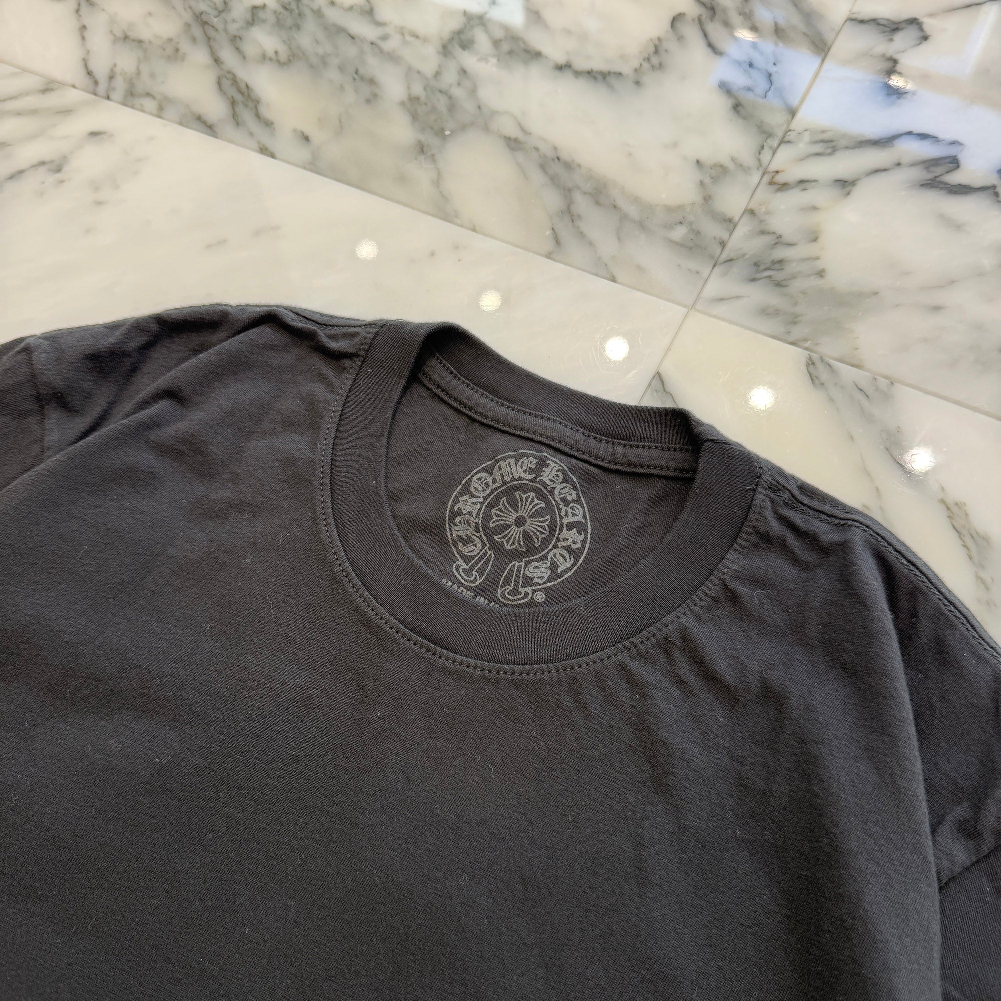 CHROME HEARTS American Flag Scroll Logo Tee Size M クロムハーツ アメリカ国旗 スクロールロゴ Tシャツ サイズM