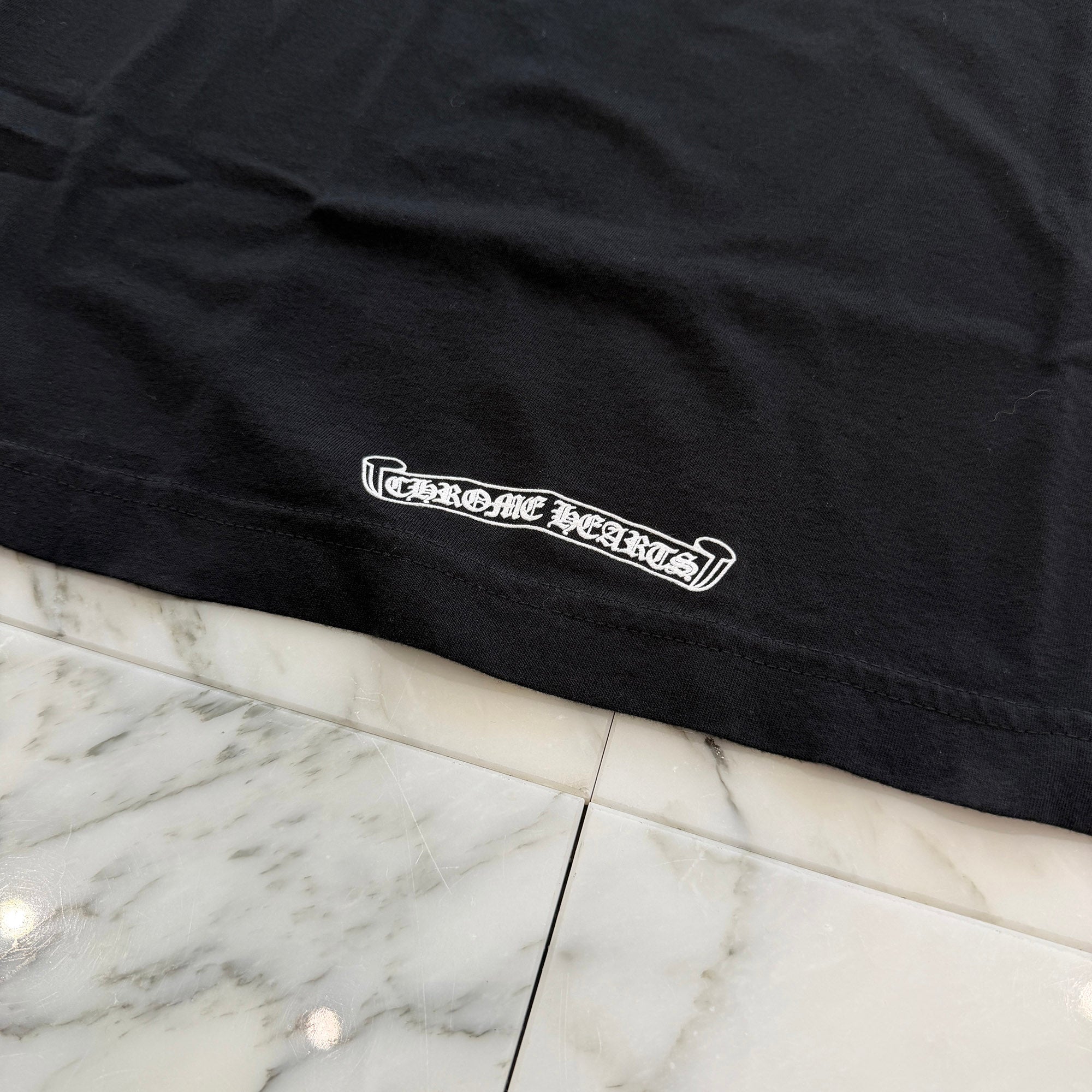 CHROME HEARTS American Flag Scroll Logo Tee Size M クロムハーツ アメリカ国旗 スクロールロゴ Tシャツ サイズM