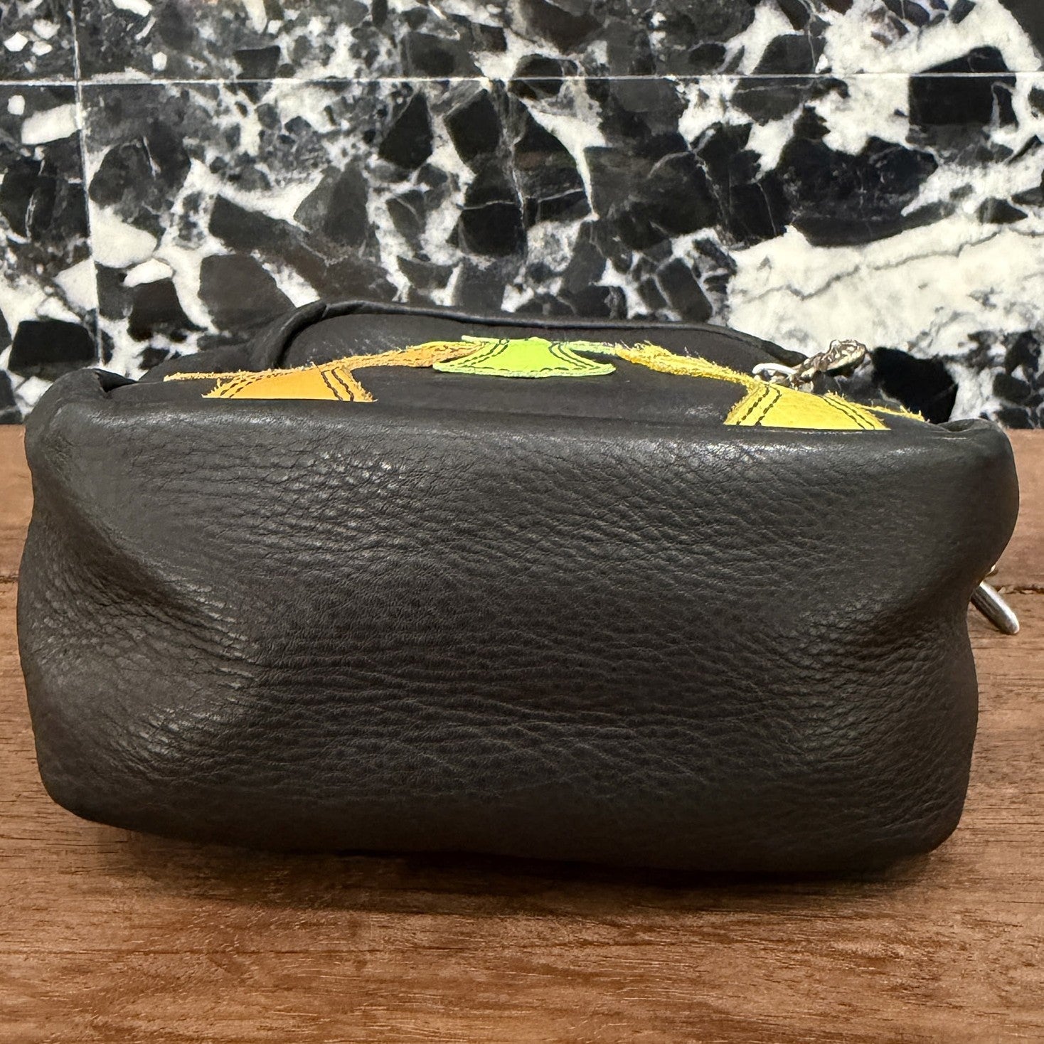 CHROME HEARTS TAKAMINI Multi Color Leather Cross Patch Leather