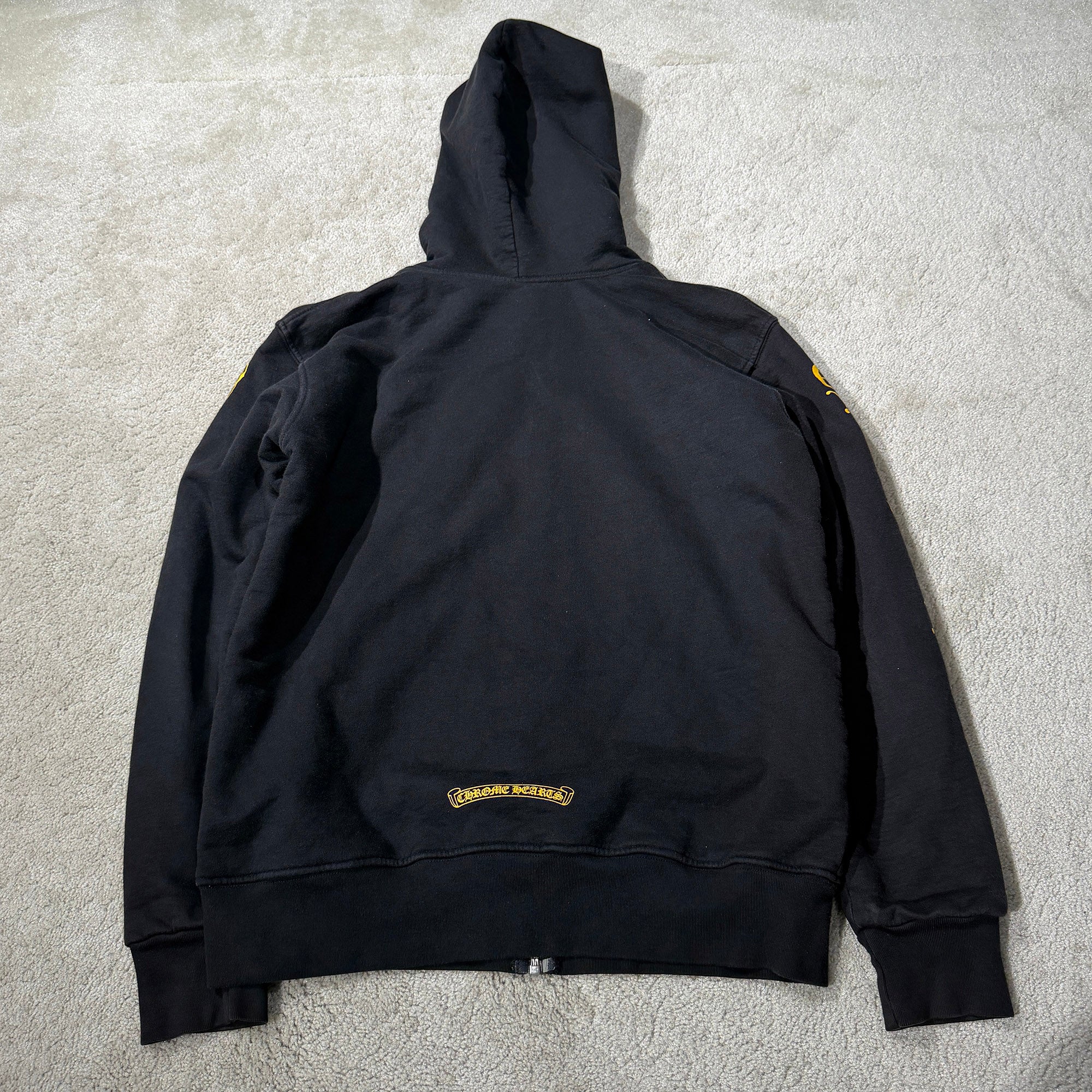 CHROME HEARTS Vine Dagger Thermal Zip Up Hoodie Size M クロムハーツ ヴァインダガー サーマル ジップアップフーディ サイズM
