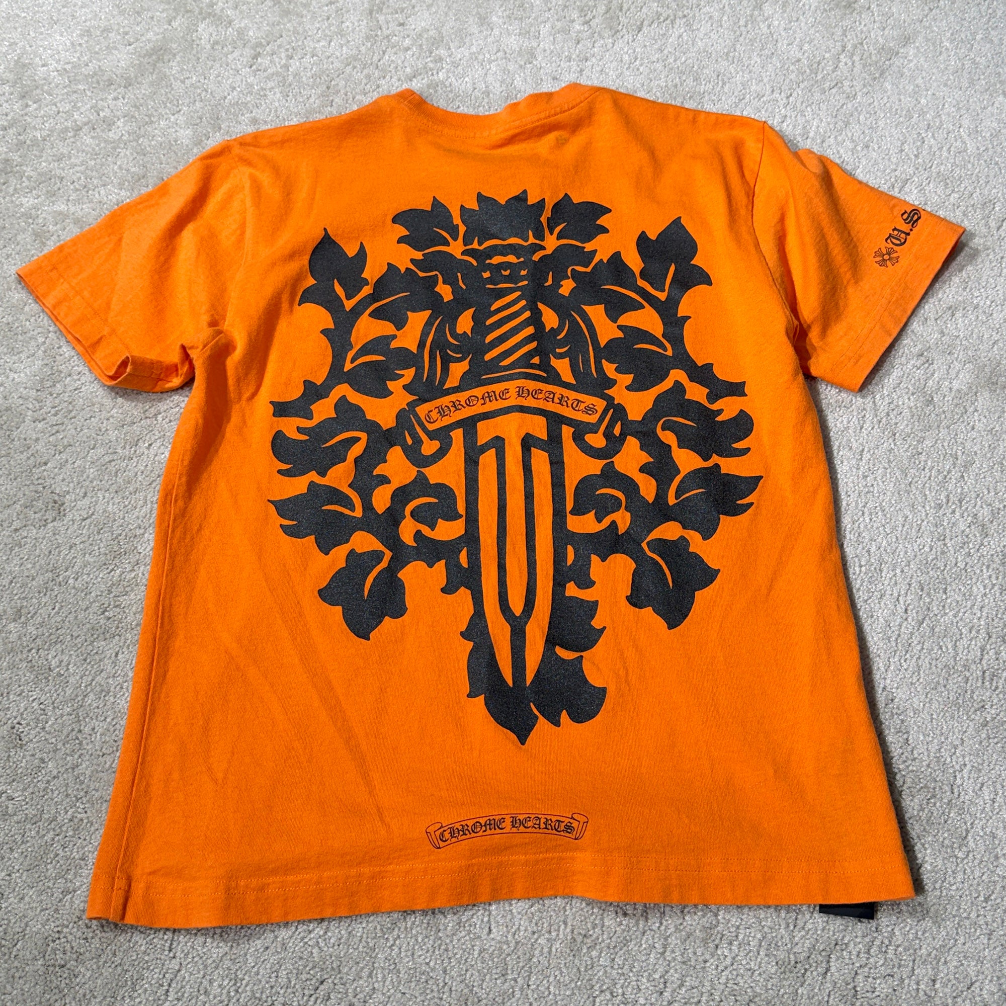 CHROME HEARTS USA Limited Vigne Dagger Print Tee Size S クロムハーツ USA限定 ヴァインダガー プリント Tシャツ サイズS