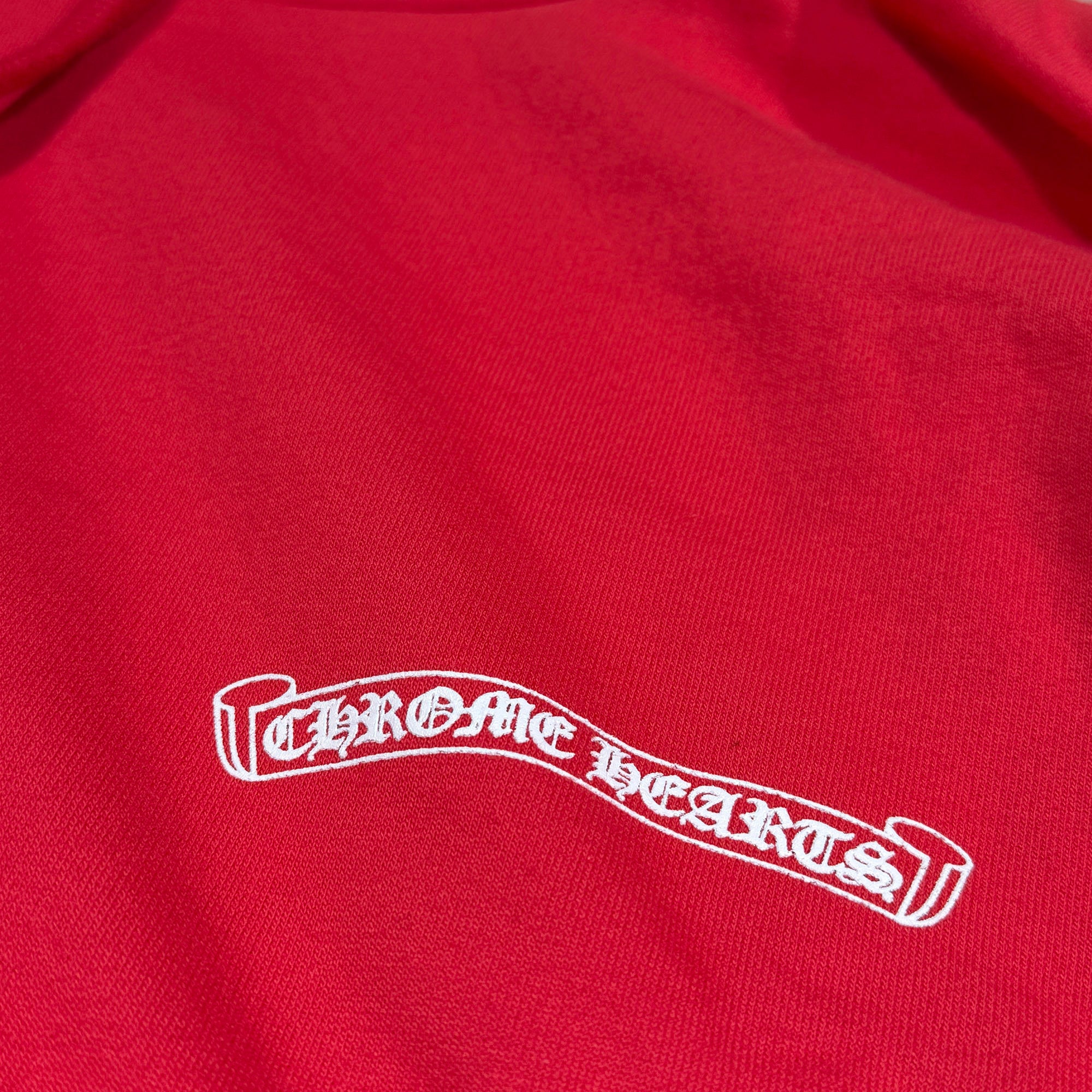 CHROME HEARTS 2025SS Back Scroll Label Logo Pullover Hoodie Size XL クロムハーツ バックスクロールラベルロゴ プルオーバーフーディー サイズXL