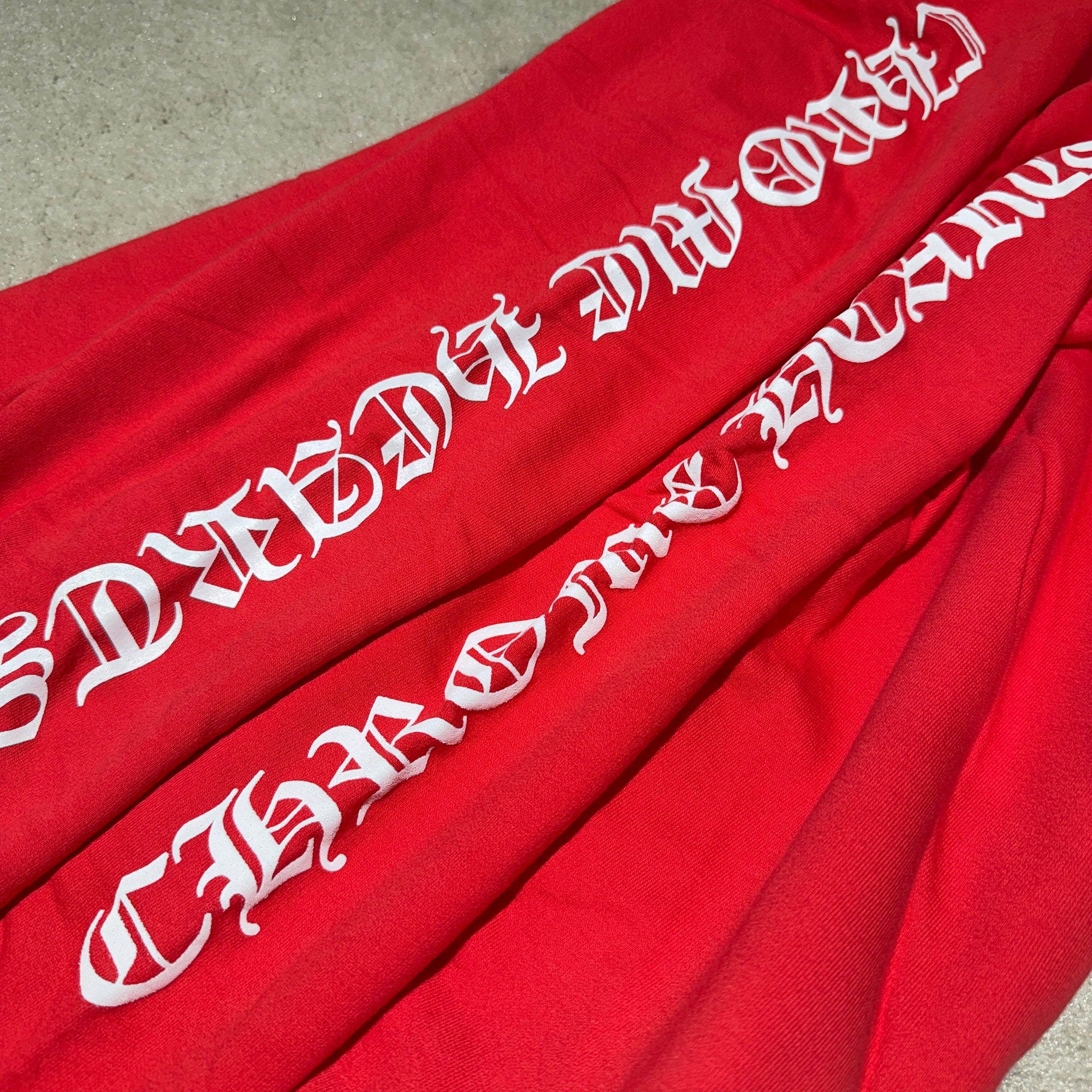 CHROME HEARTS 2025SS Back Scroll Label Logo Pullover Hoodie Size XL クロムハーツ バックスクロールラベルロゴ プルオーバーフーディー サイズXL