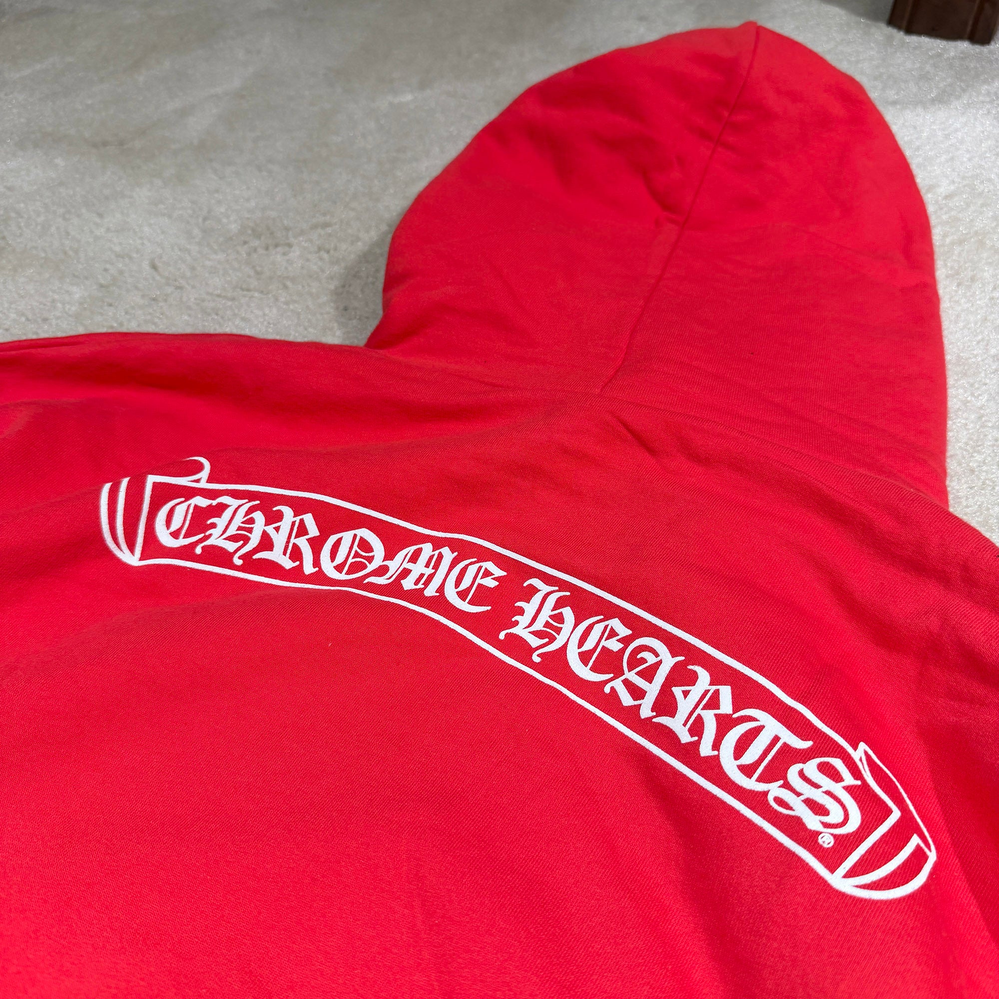 CHROME HEARTS 2025SS Back Scroll Label Logo Pullover Hoodie Size XL クロムハーツ バックスクロールラベルロゴ プルオーバーフーディー サイズXL