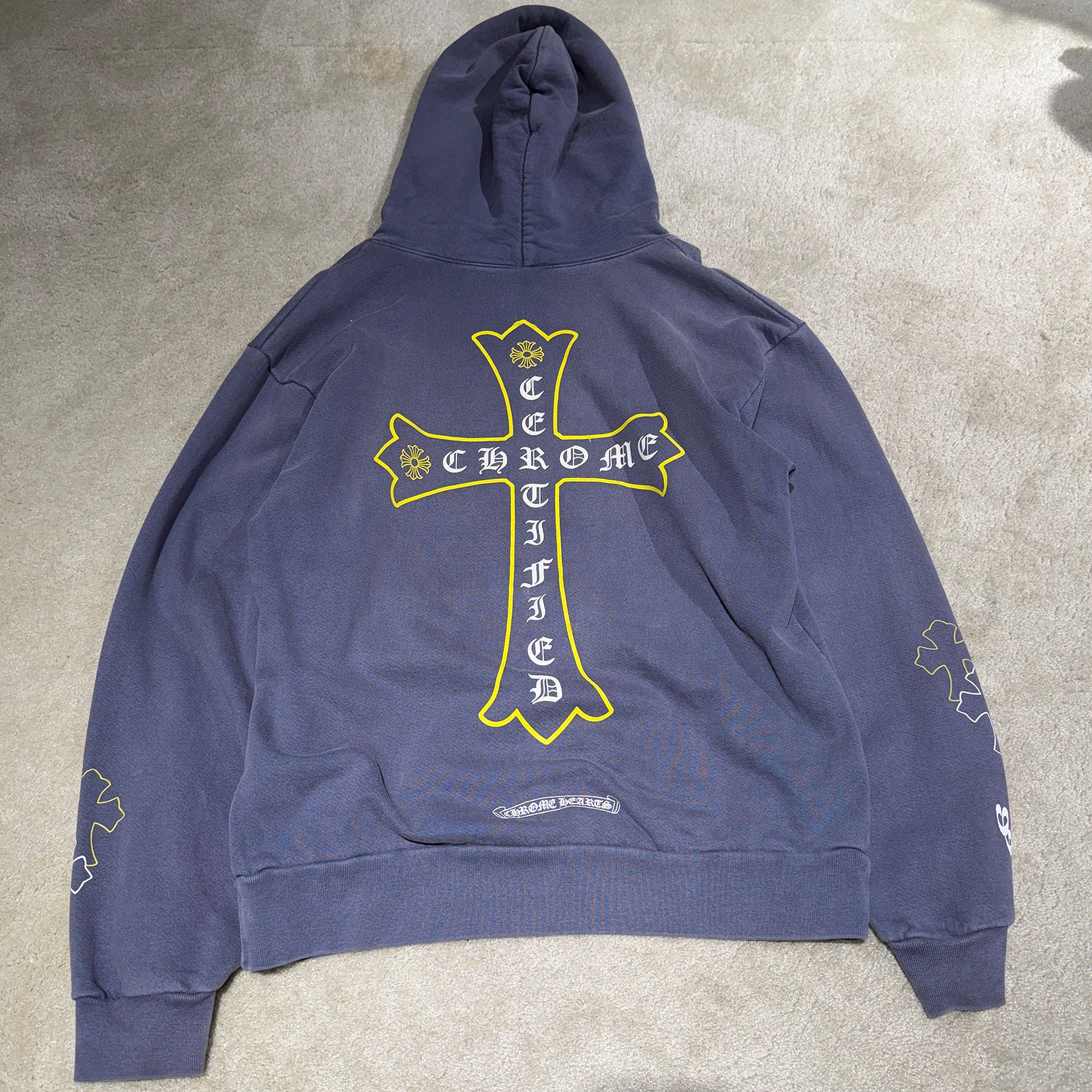 CHROME HEARTS × DRAKE 2021SS Certified Lover Boy Pullover Hoodie Size M クロムハーツ × ドレーク サーティファイド ラバーボーイ プルオーバー フーディ サイズM