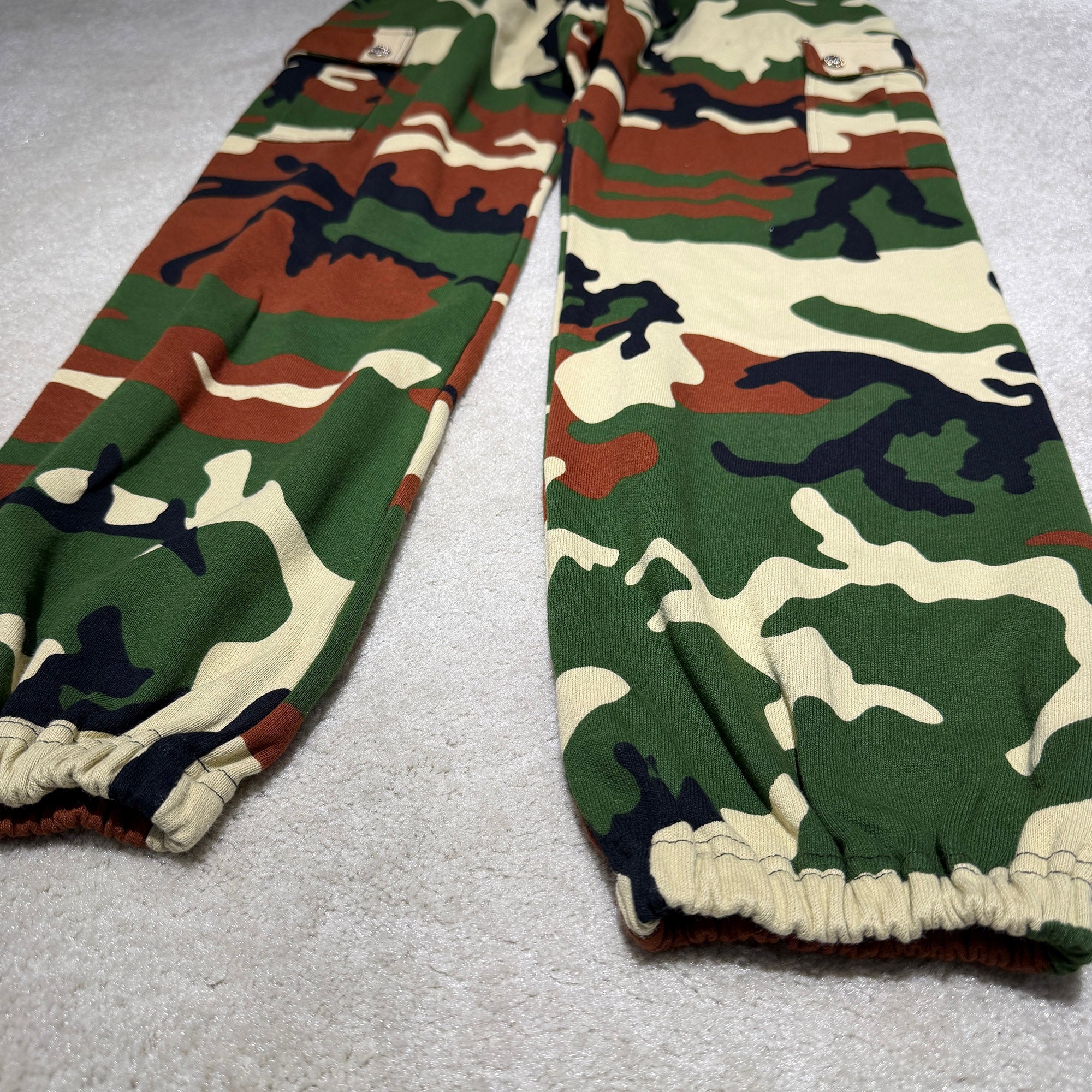 CHROME HEARTS×MATTY BOY 2022SS PPO Caution Sweat Cargo Pants Size L クロムハーツ×マッティボーイ コーション スウェットカーゴパンツ サイズL