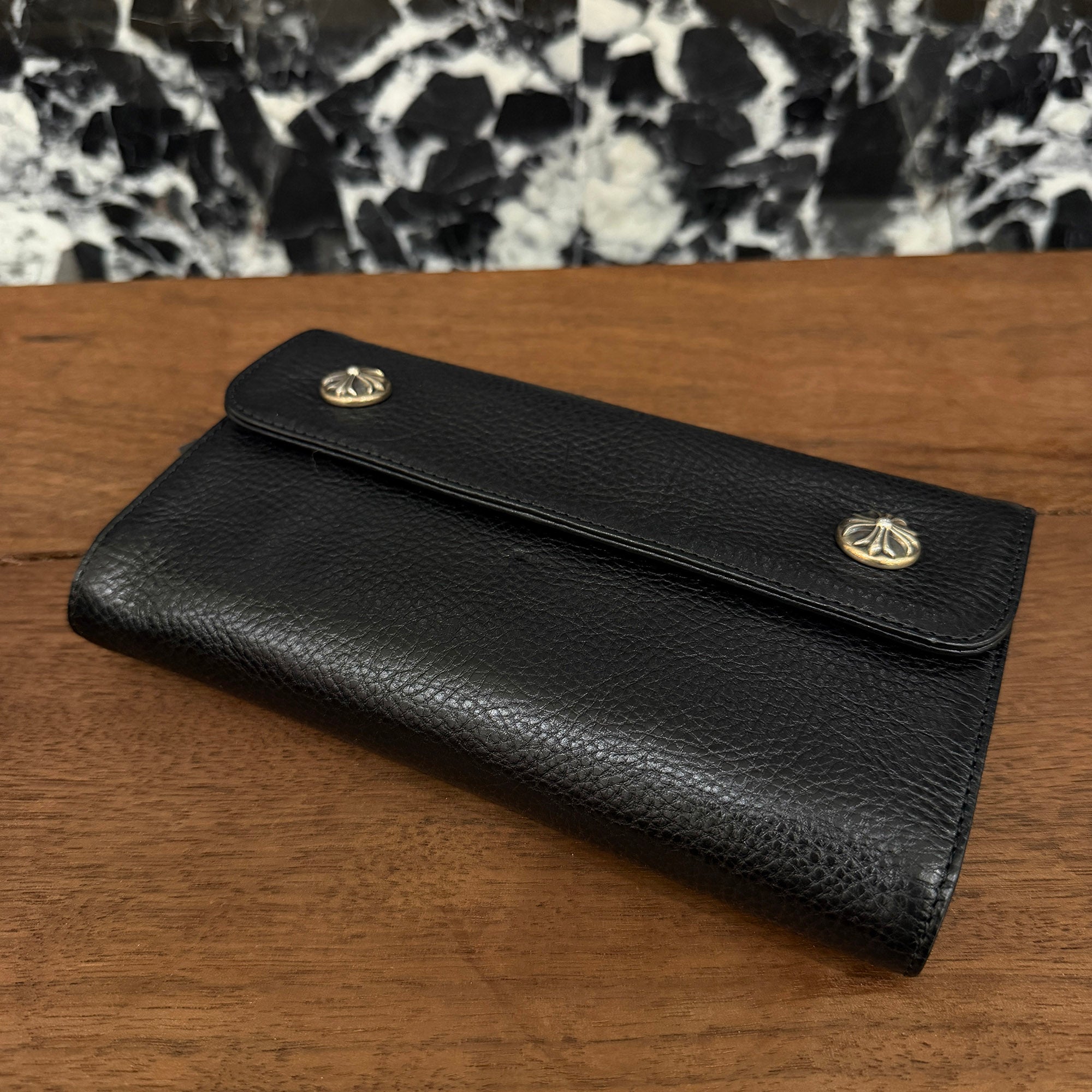 CHROME HEARTS Wave Cross Ball Wallet クロムハーツ ウェーブクロスボール ウォレット