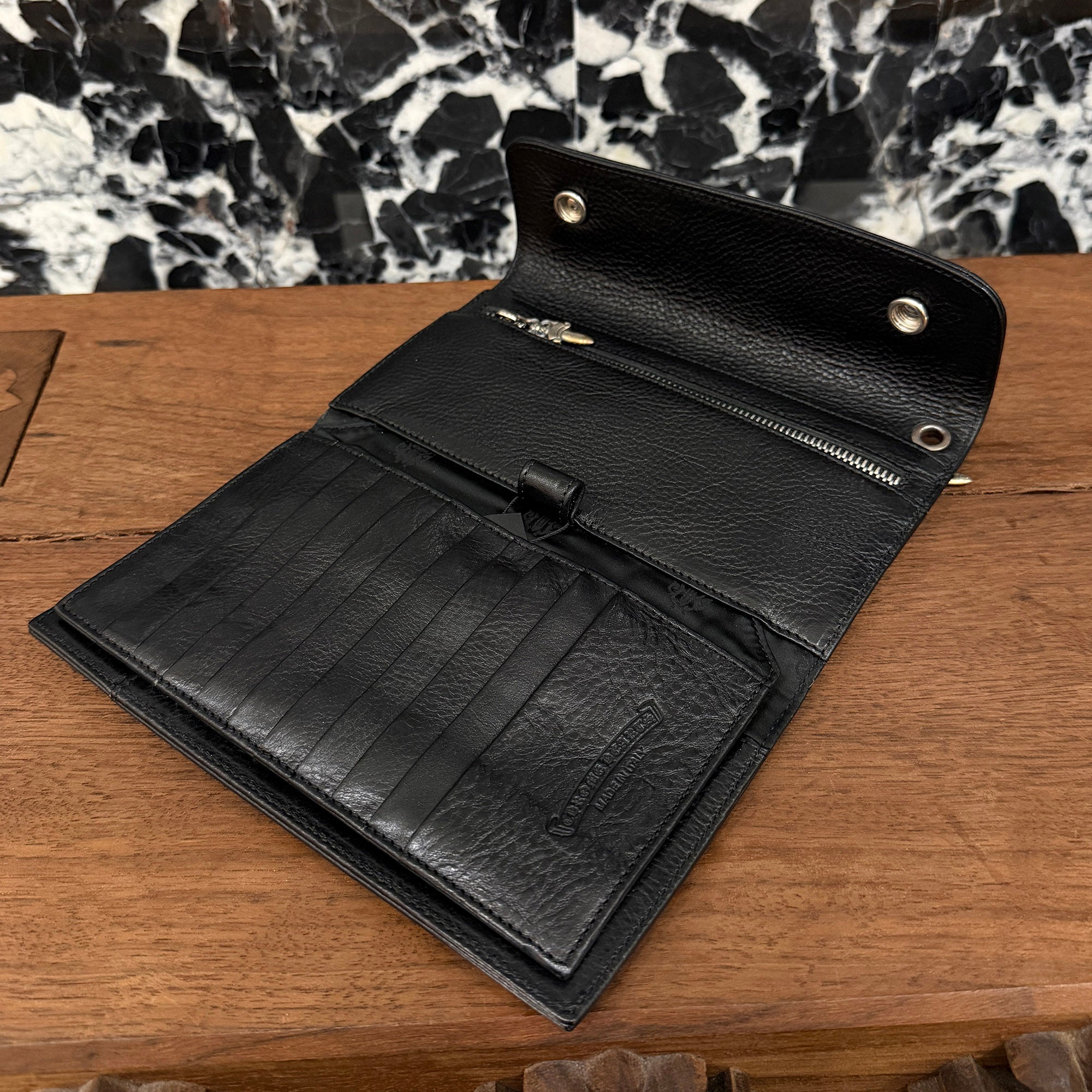 CHROME HEARTS Wave Cross Ball Wallet クロムハーツ ウェーブクロスボール ウォレット