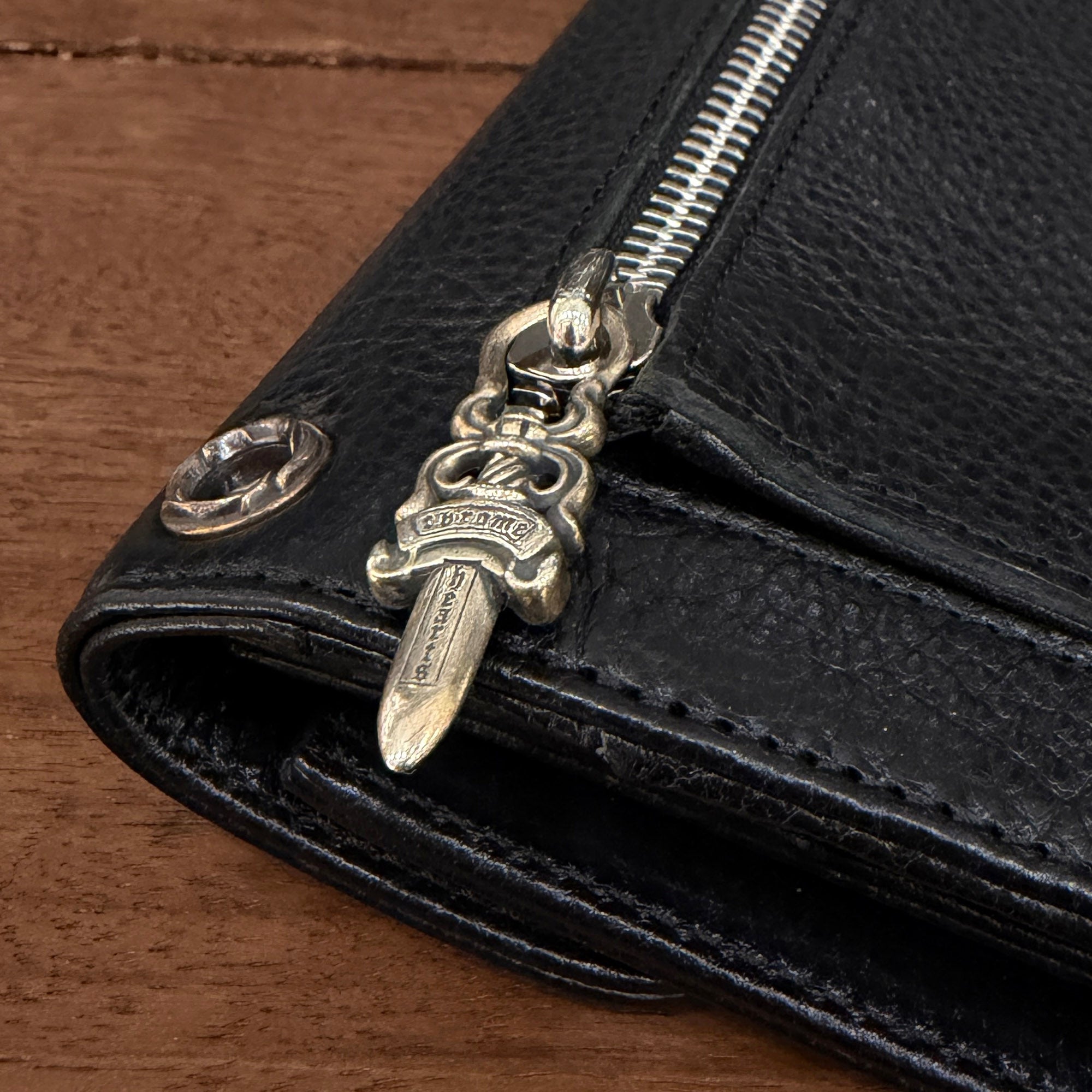 CHROME HEARTS Wave Cross Ball Wallet クロムハーツ ウェーブクロスボール ウォレット