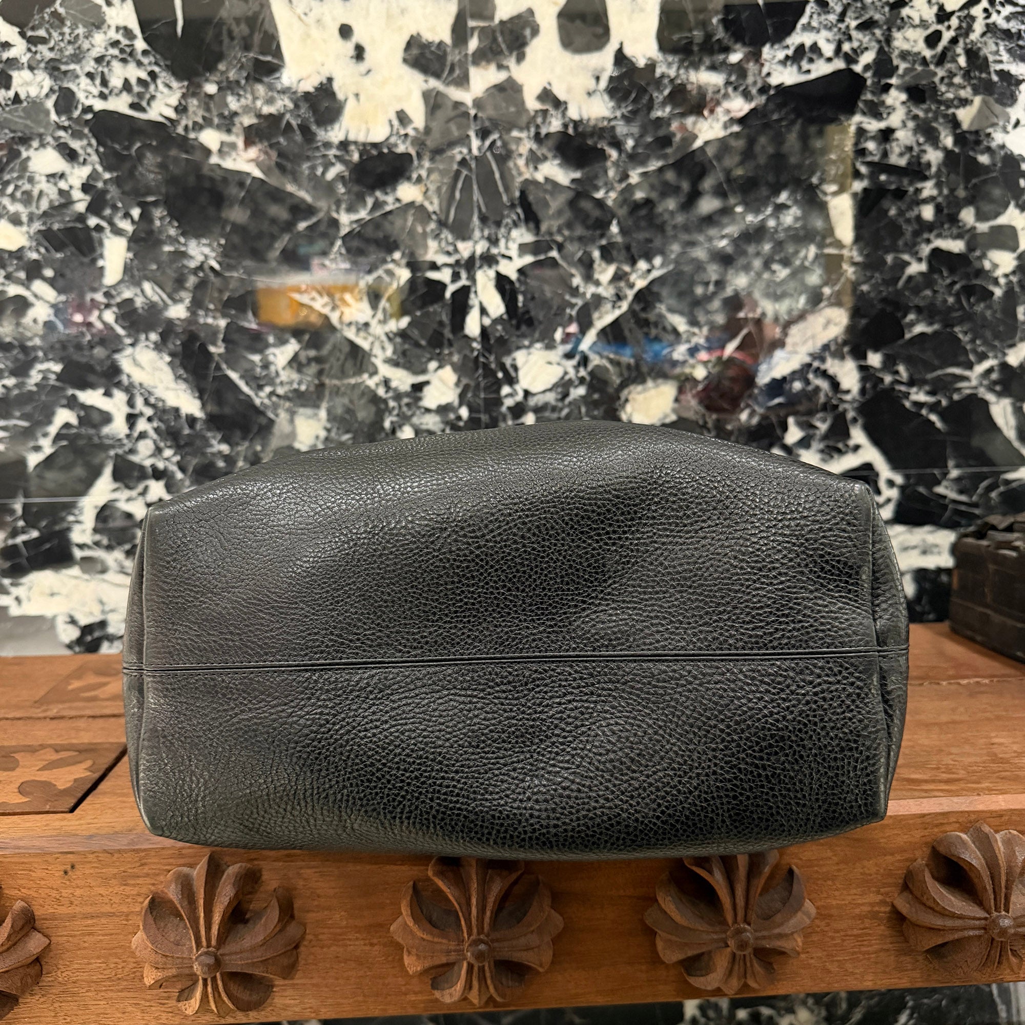 CHROME HEARTS 1 Cross Leather Patch FS Leather Tote Bag クロムハーツ 1クロス レザーパッチ FS レザートートバッグ