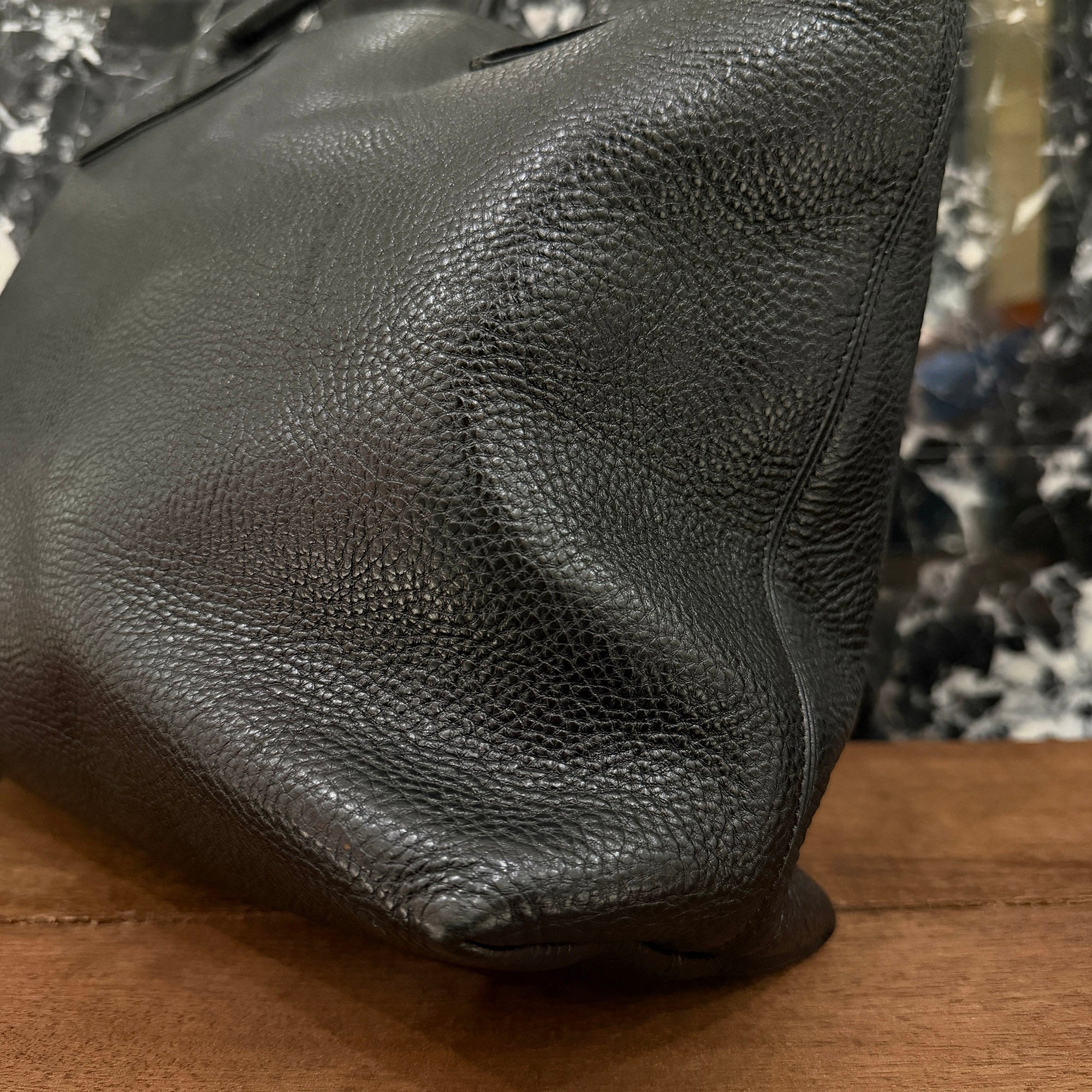 CHROME HEARTS 1 Cross Leather Patch FS Leather Tote Bag クロムハーツ 1クロス レザーパッチ FS レザートートバッグ