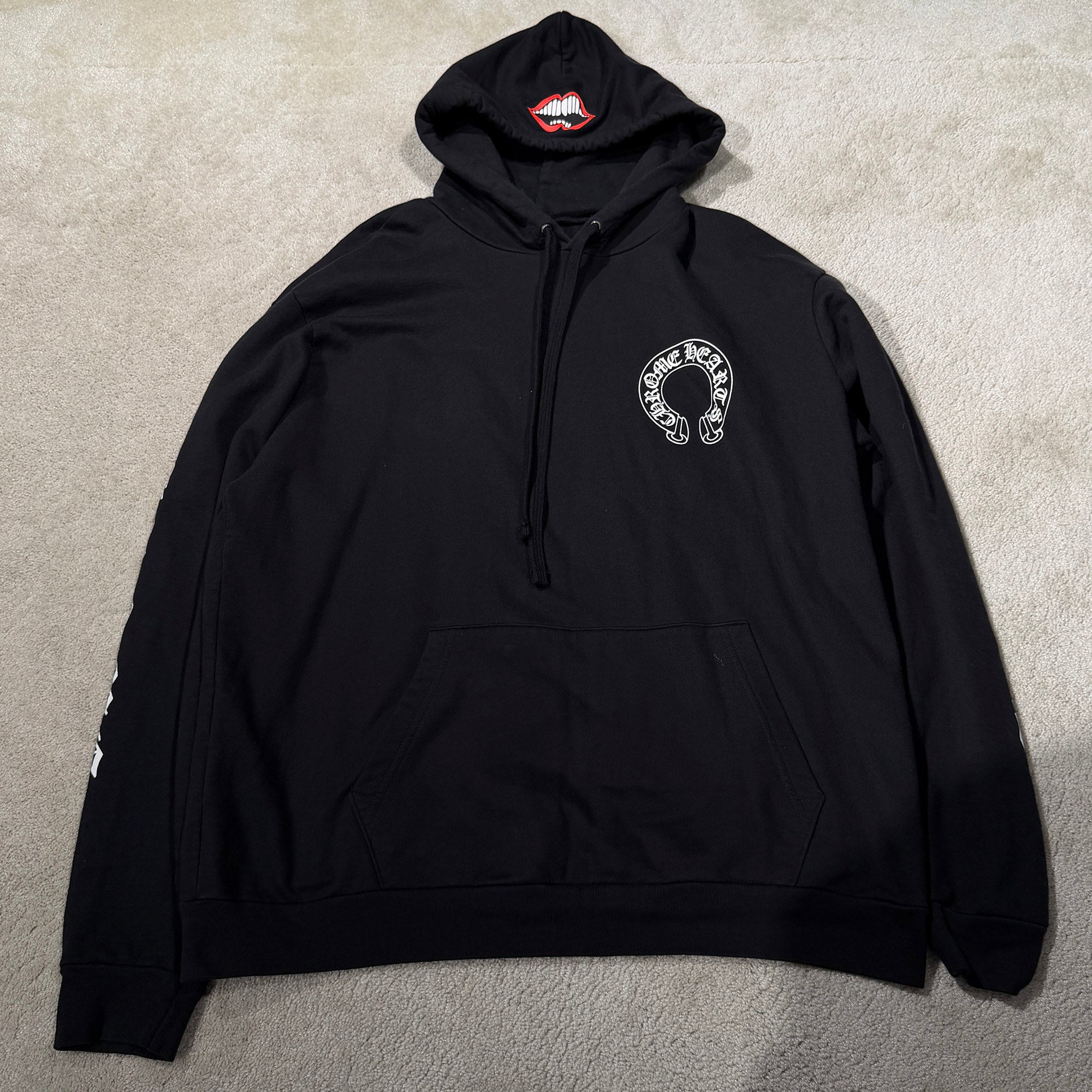 CHROME HEARTS × MATTY BOY Chomper Horseshoe Pullover Hoodie Size L クロムハーツ × マッティボーイ チョンパー ホースシュー プルオーバーフーディ サイズL