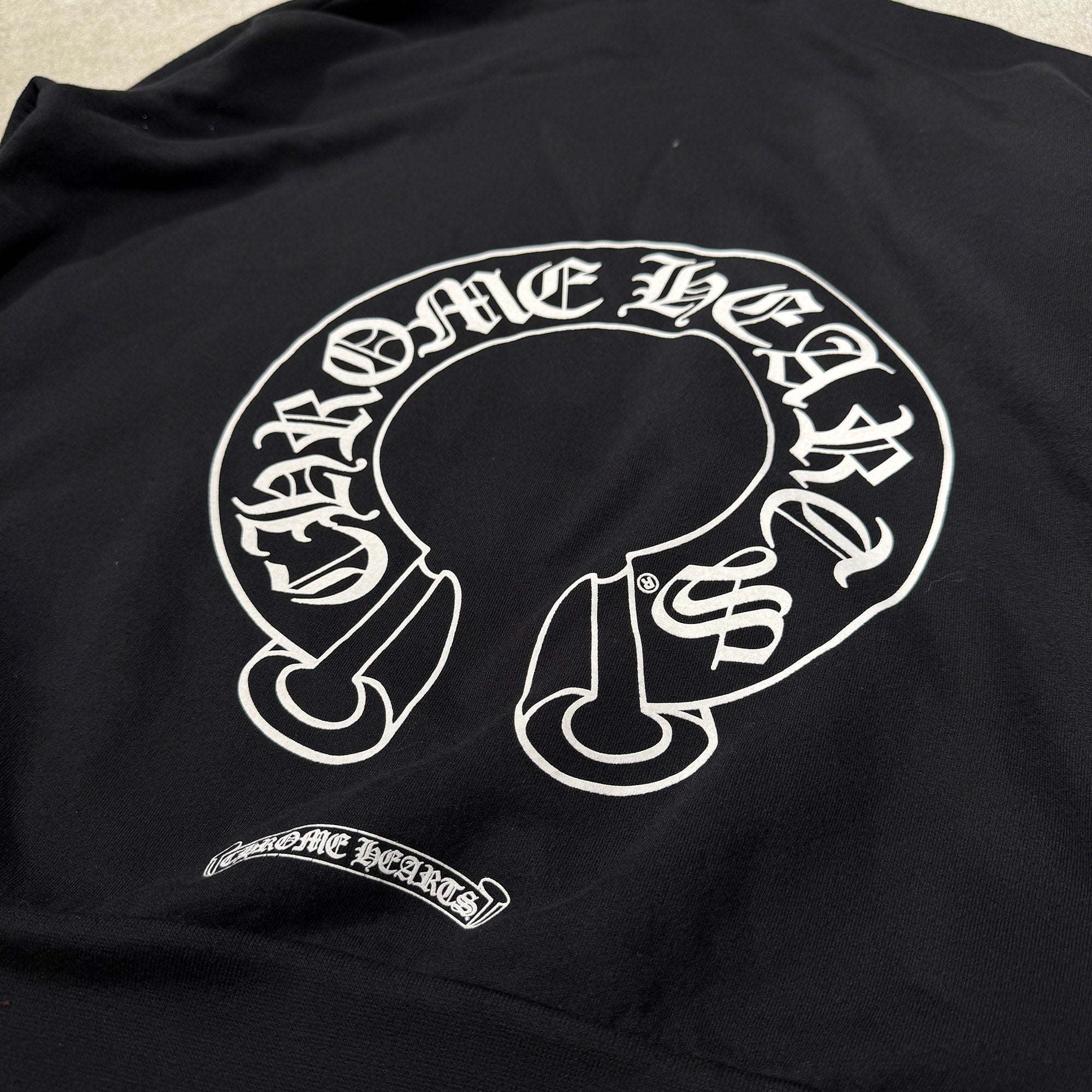 CHROME HEARTS × MATTY BOY Chomper Horseshoe Pullover Hoodie Size L
