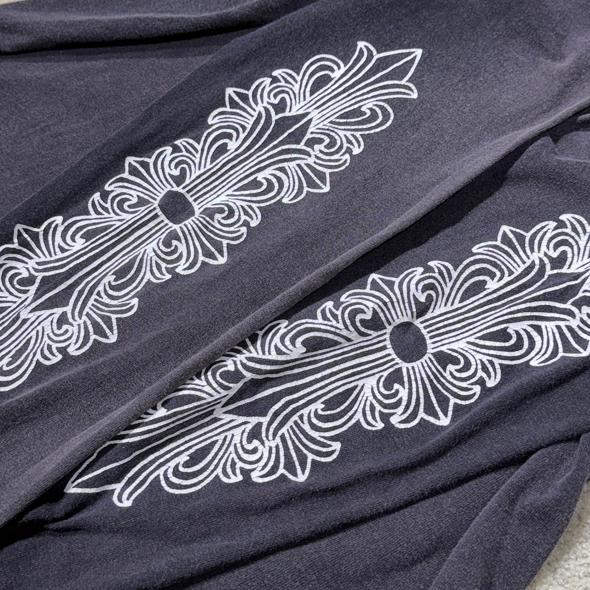 CHROME HEARTS Back Horseshoe Vine Dagger Long Sleeve Tee Size S クロムハーツ バックホースシュー ヴァインダガー ロングスリーブＴシャツ サイズS