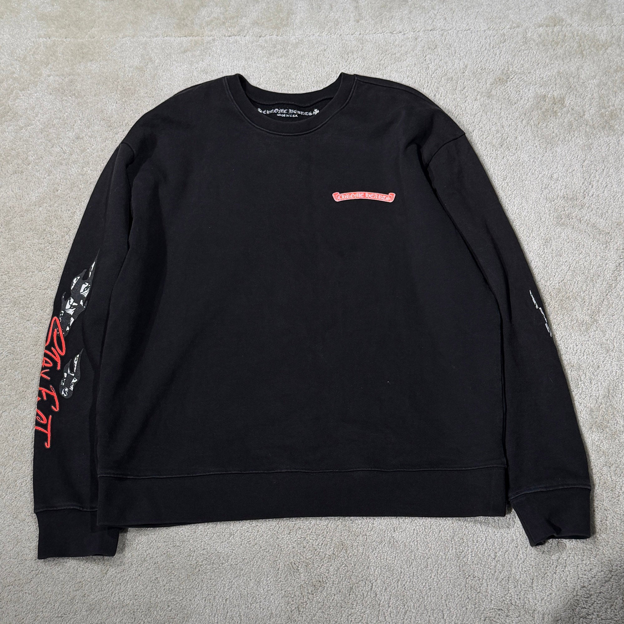 CHROME HEARTS × MATTY BOY PPO STAY FAST RACE TEAM Sweatshirt Size XL クロムハーツ × マッティボーイ ステイファスト レースチーム スウェットシャツ サイズXL
