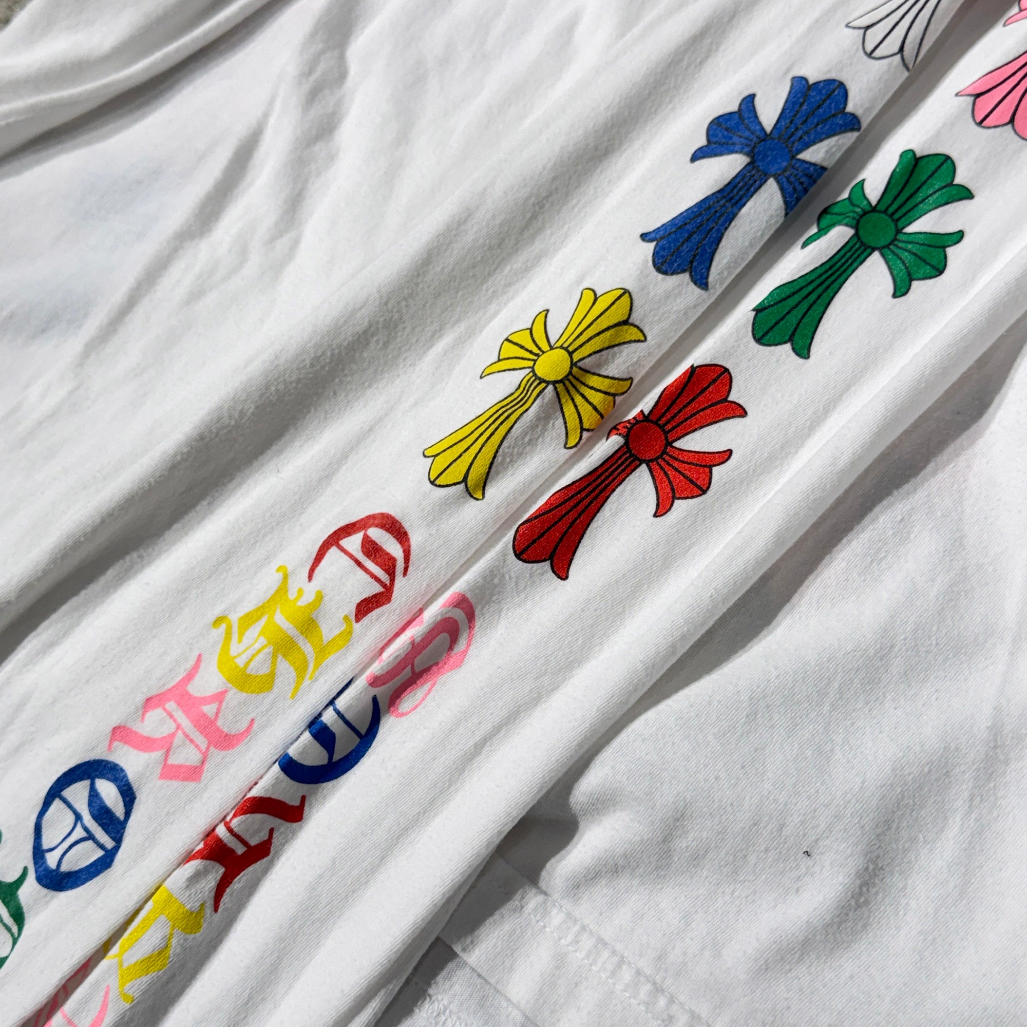 CHROME HEARTS MLTCOL CEM CRS Long Sleeve Tee Size XL クロムハーツ マルチカラー セメタリークロス ロングスリーブTシャツ サイズXL