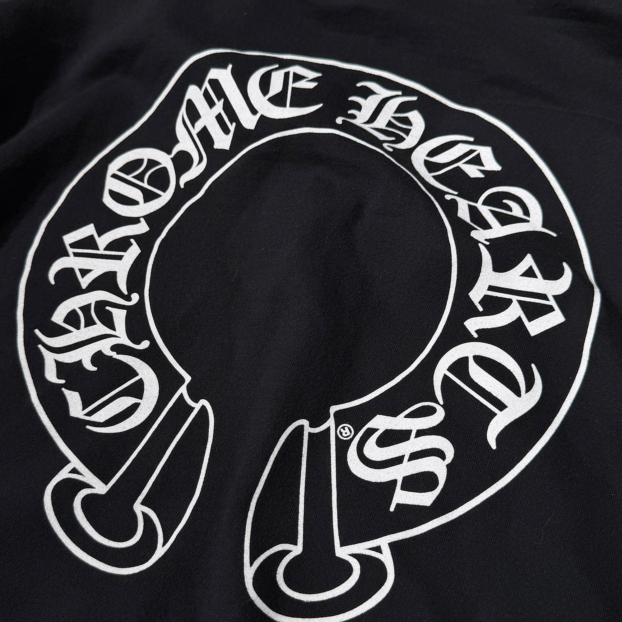 CHROME HEARTS Floral Cross Horseshoe Pullover Hoodie Size M クロムハーツ フローラルクロス ホースシュー プルオーバーフーディ サイズM
