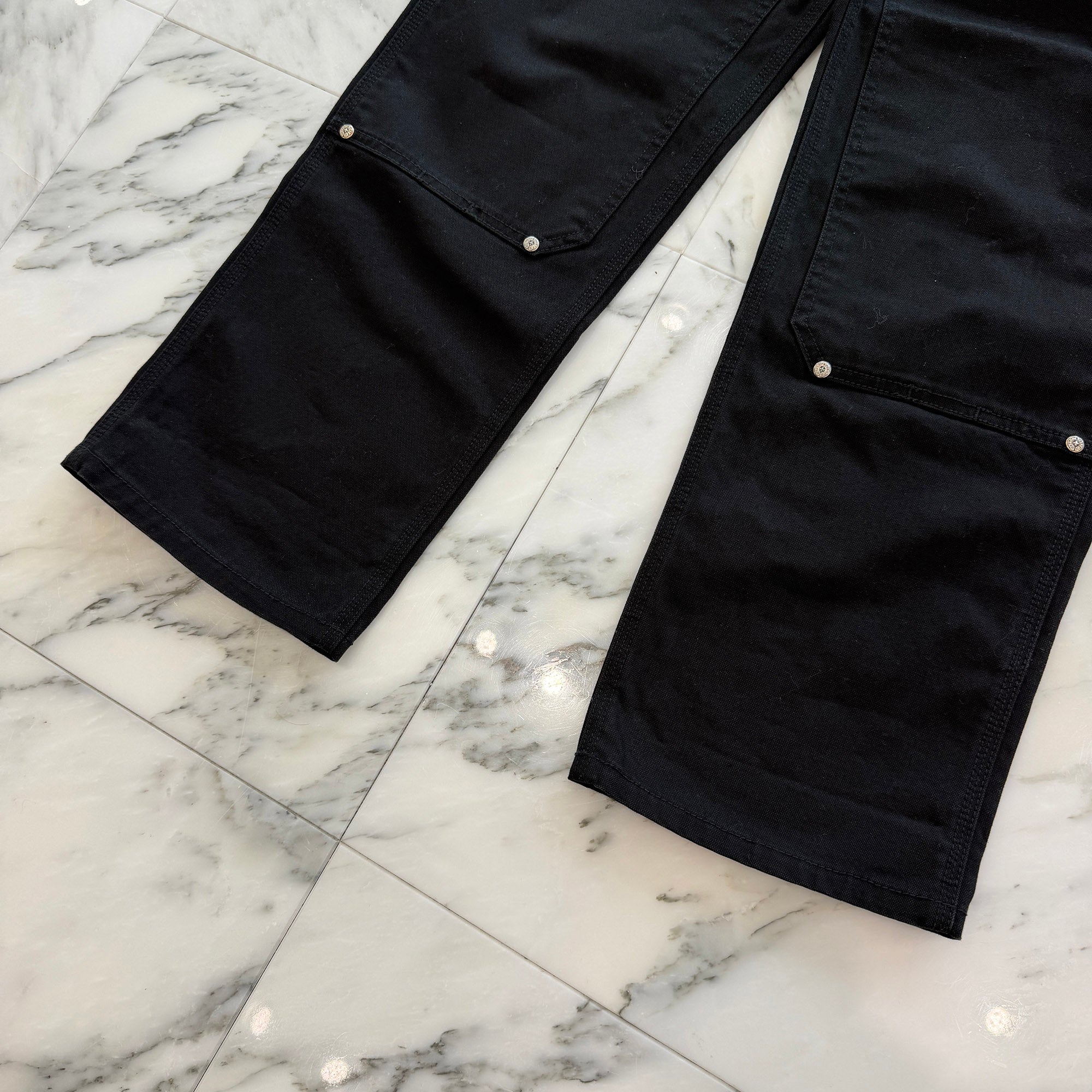 CHROME HEARTS Carpenter Cross Ball Button Denim Pants Size 30 クロムハーツ カーペンター クロスボールボタン デニムパンツ サイズ30